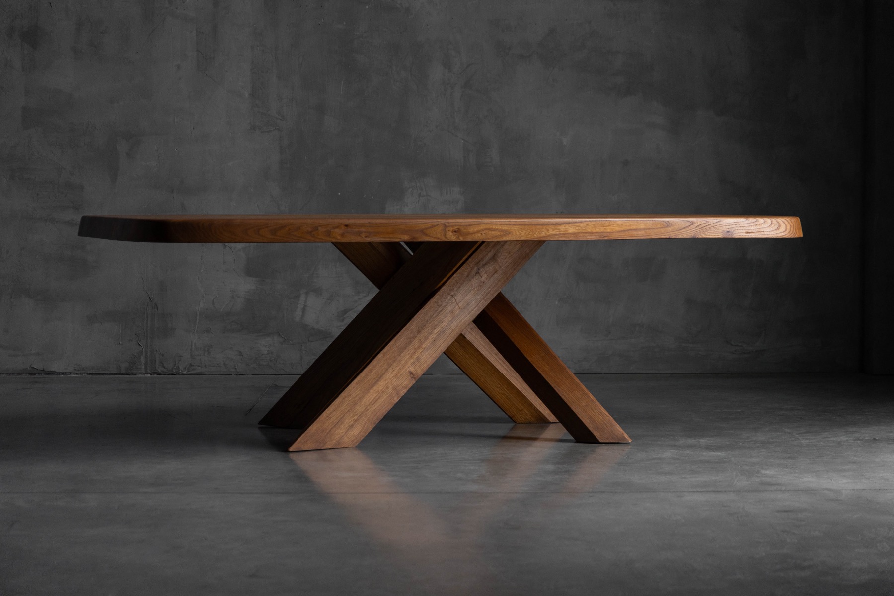  'T35' Dining Table by Pierre Chapo, France - 1970s