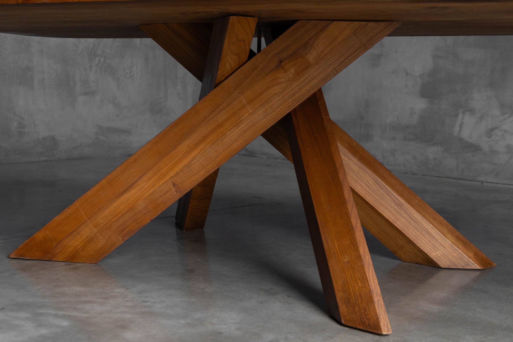  'T35' Dining Table by Pierre Chapo, France - 1970s