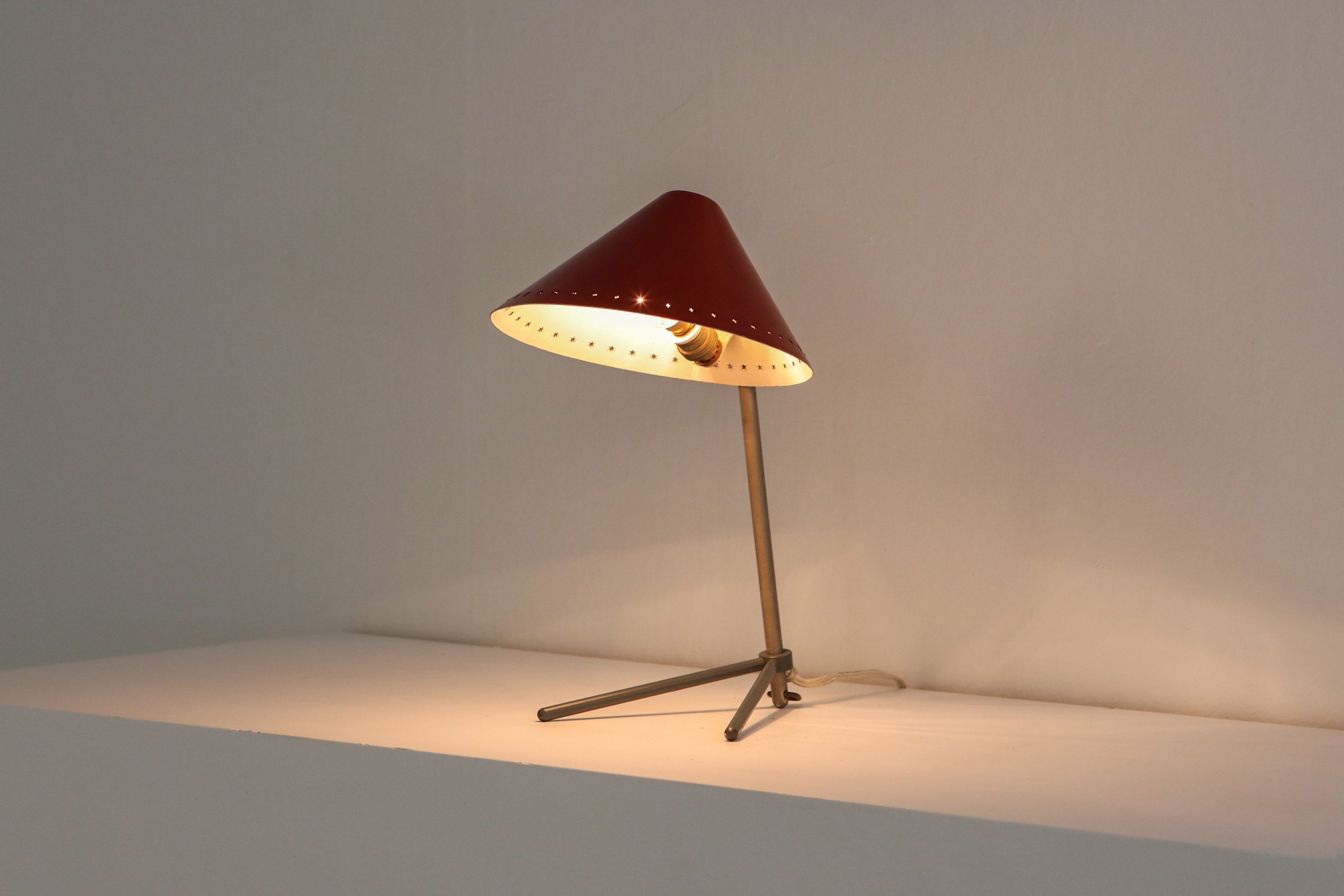 Pinocchio Lamp Red by Hala Zeist - 1950s