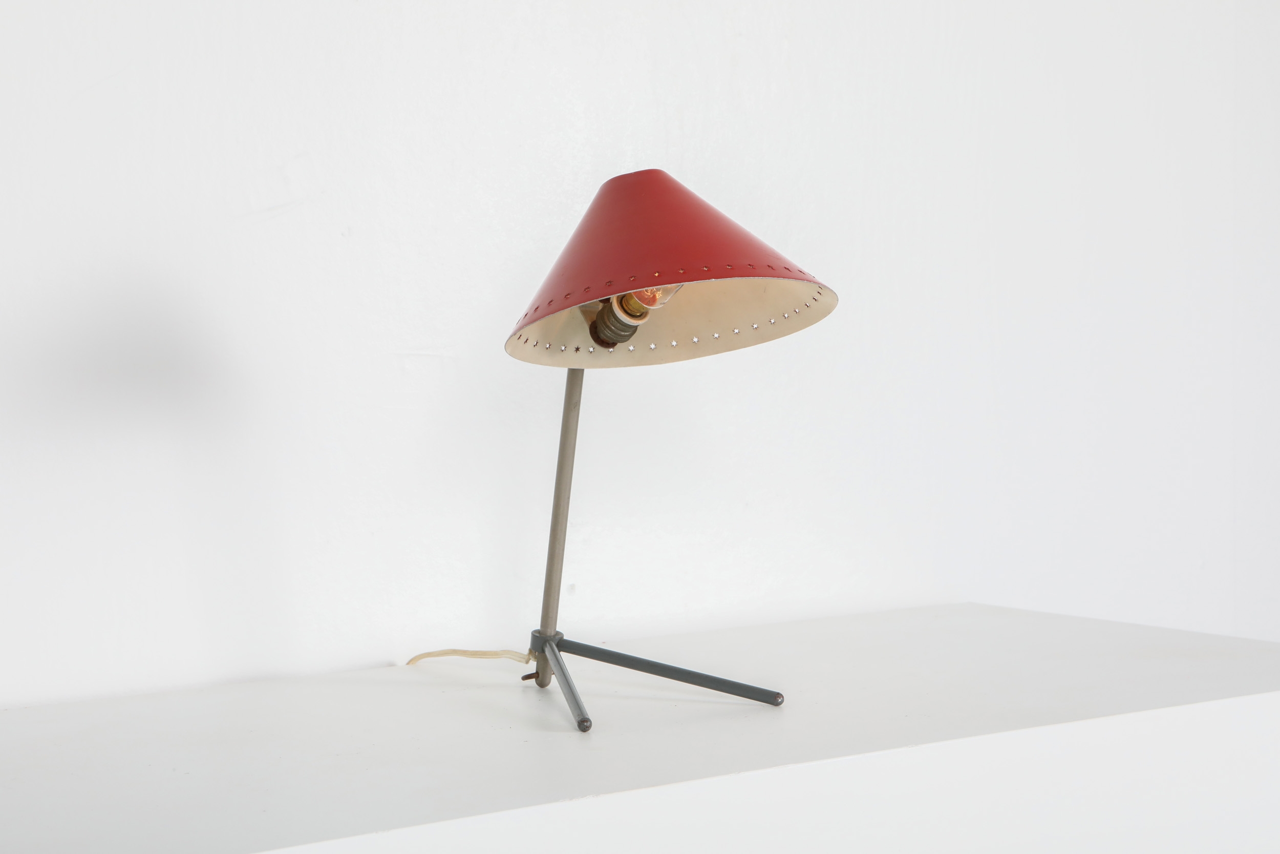 Pinocchio Lamp Red by Hala Zeist - 1950s