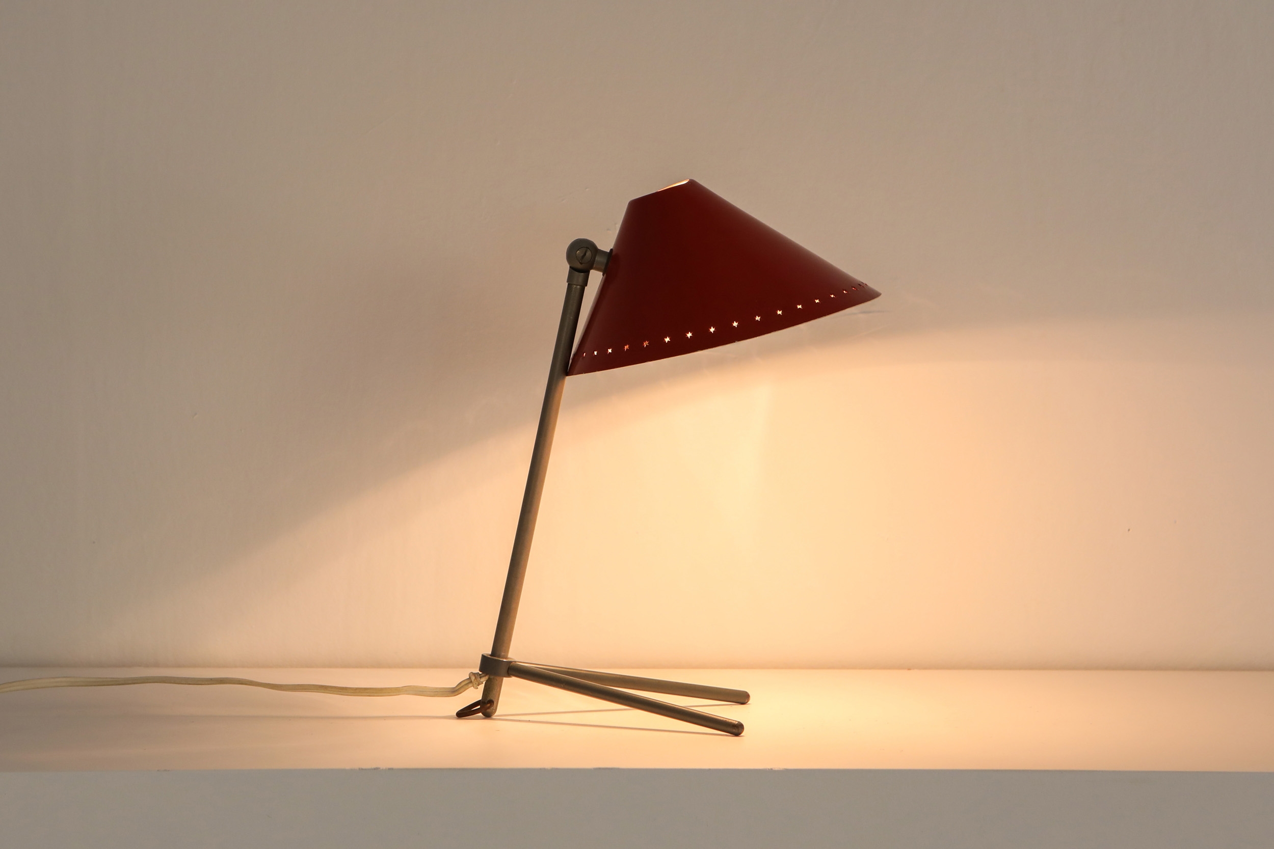 Pinocchio Lamp Red by Hala Zeist - 1950s