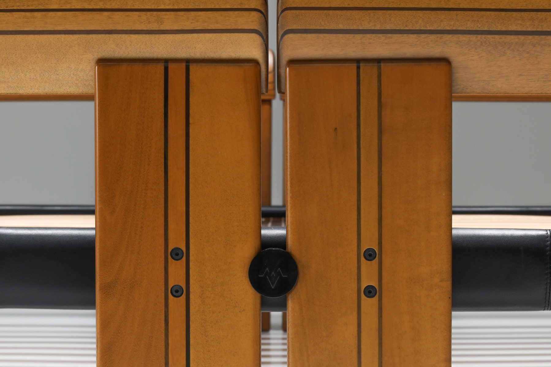 Afra & Tobia Scarpa "Artona" Walnut King Size Bed for Maxalto - 1975