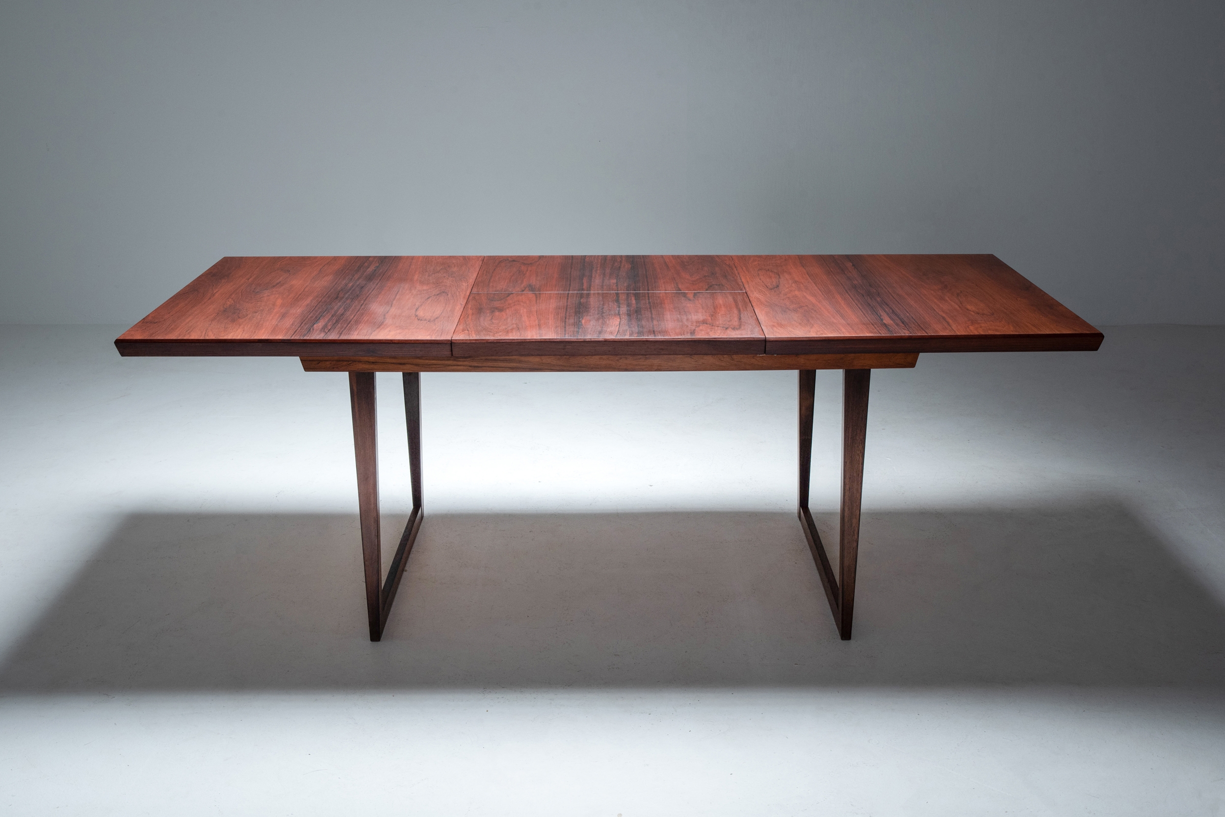 Danish Modern Design Rosewood Dining Table Kai Kristiansen - 1960's