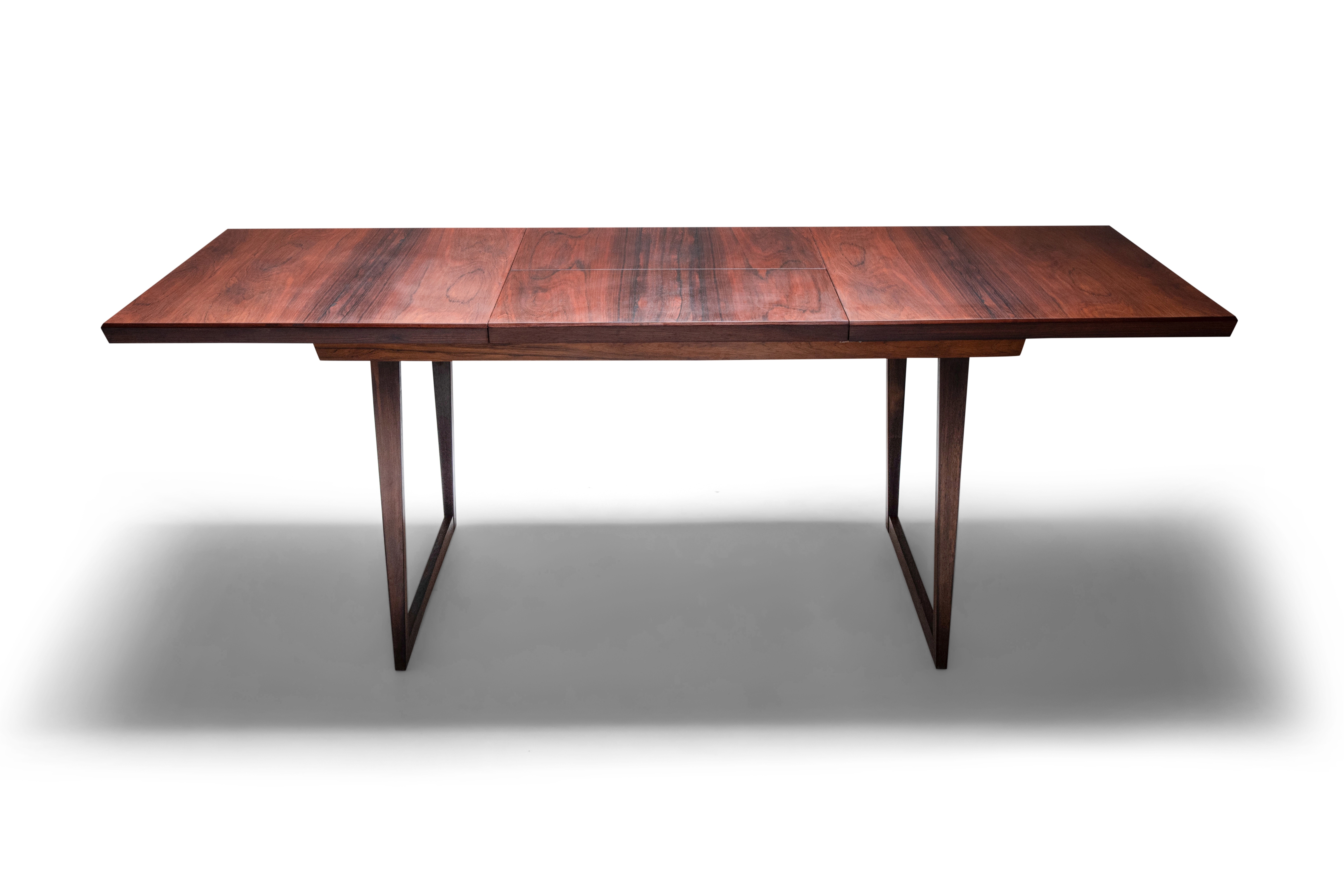 Danish Modern Design Rosewood Dining Table Kai Kristiansen - 1960's