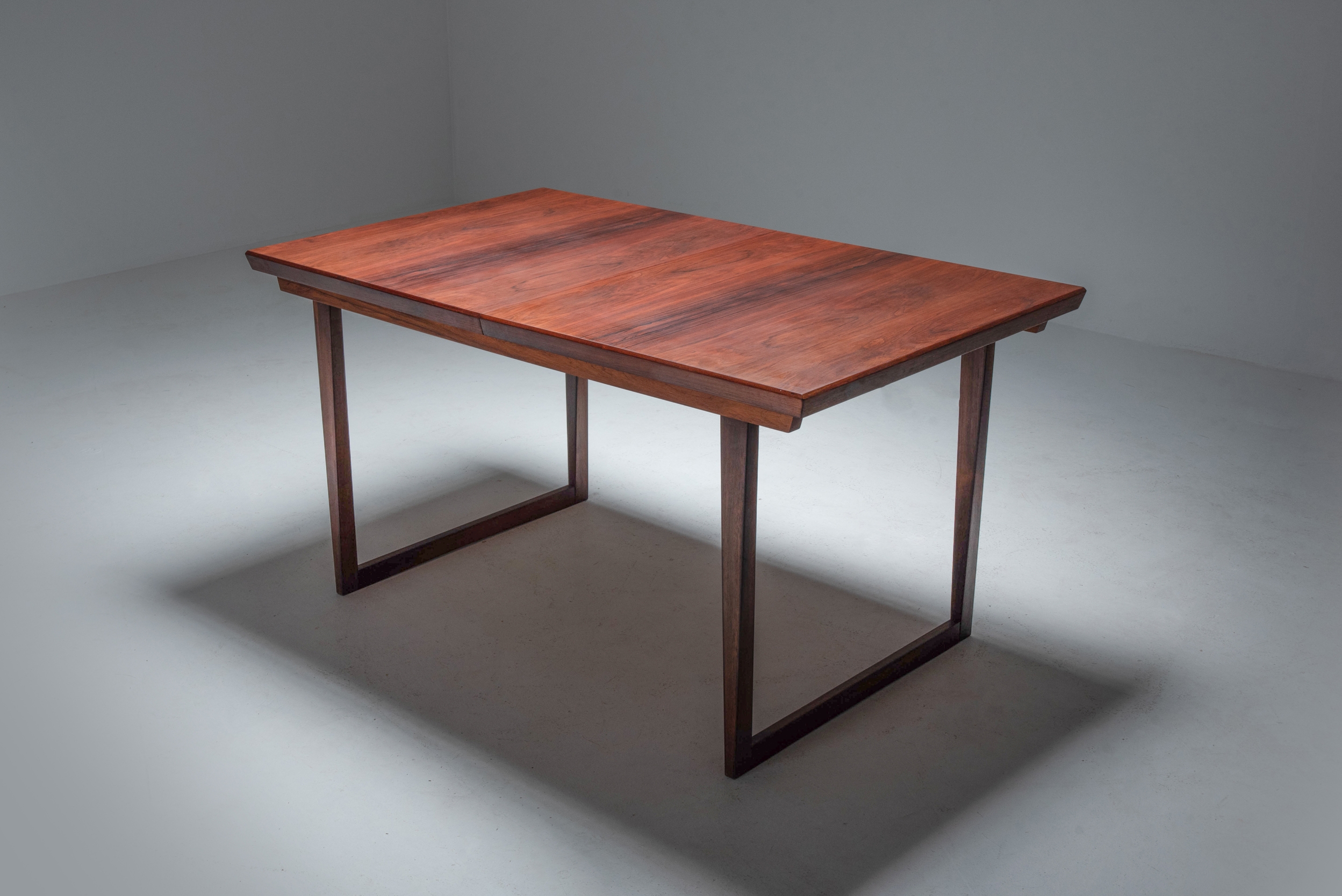Danish Modern Design Rosewood Dining Table Kai Kristiansen - 1960's
