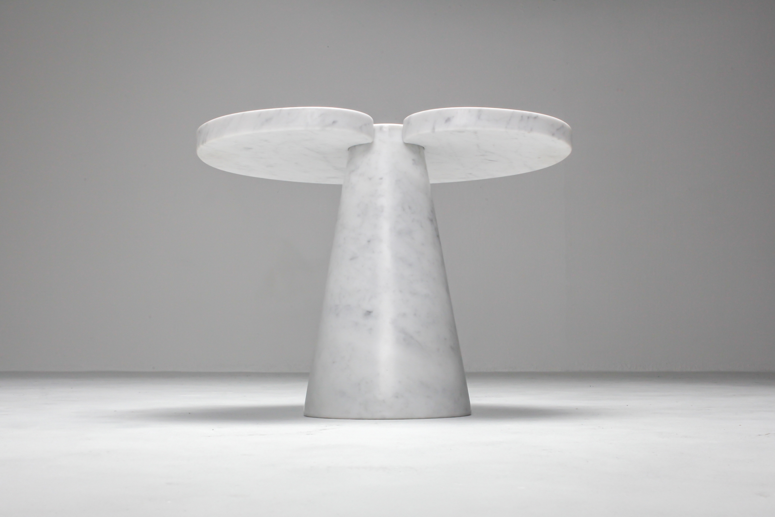 Mangiarotti Carrara Marble Side Table 'Eros series' for Skipper - 1970's