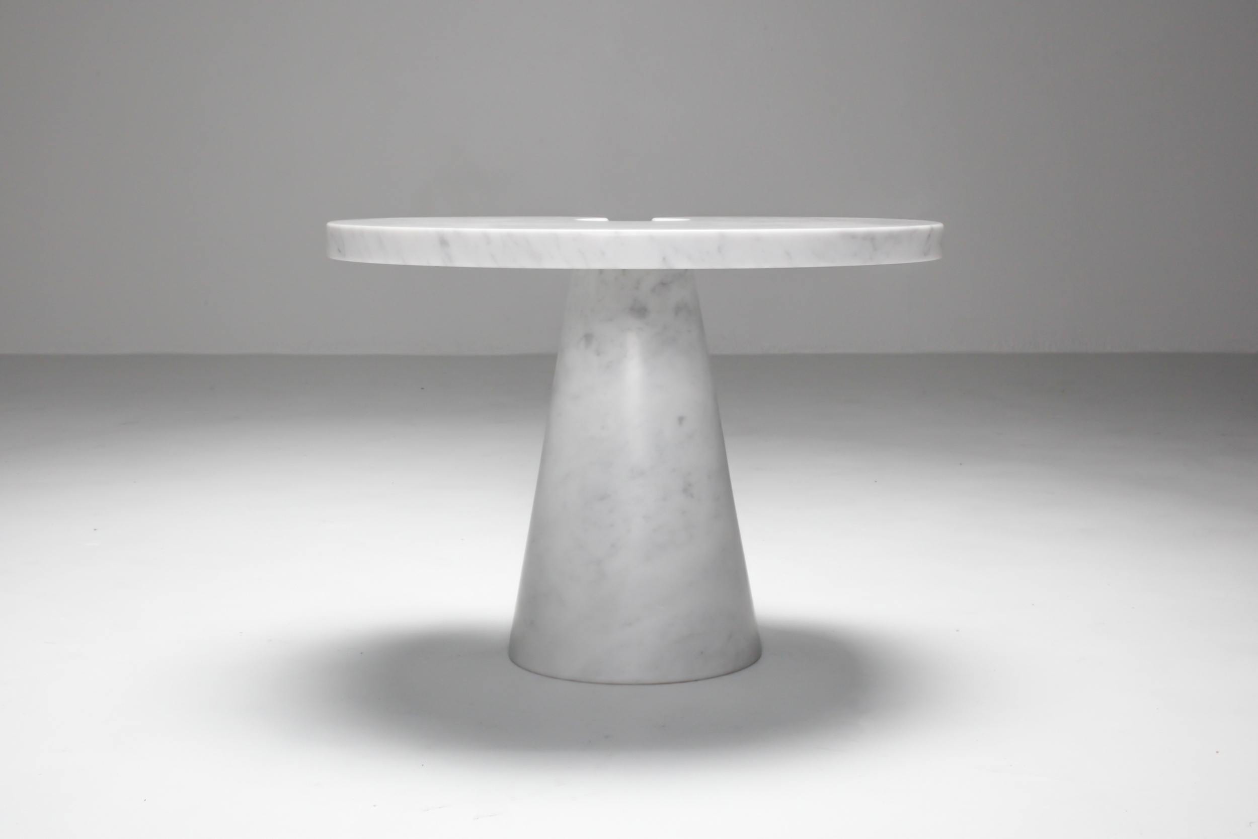 Mangiarotti Carrara Marble Side Table 'Eros series' for Skipper - 1970's