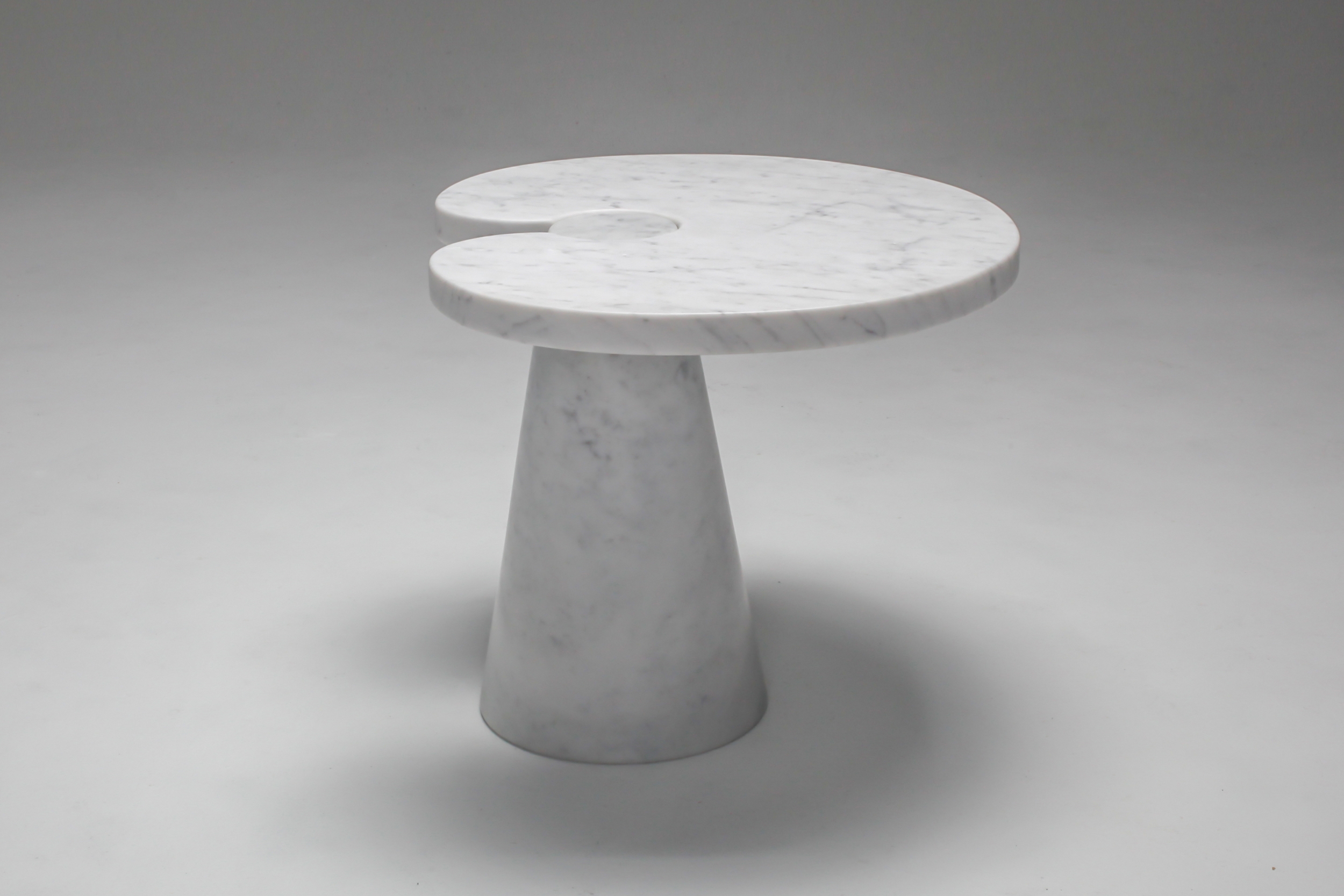Mangiarotti Carrara Marble Side Table 'Eros series' for Skipper - 1970's