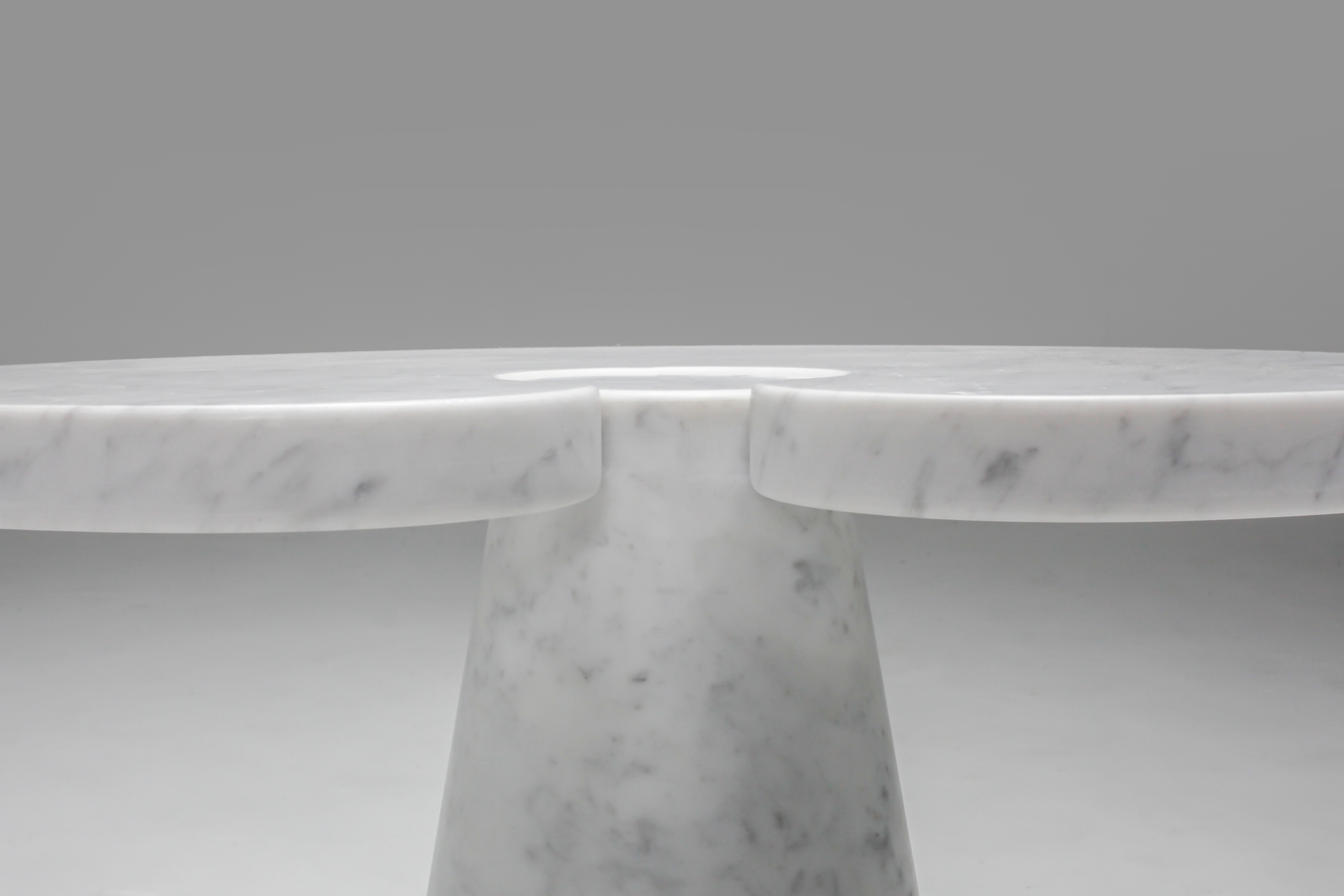 Mangiarotti Carrara Marble Side Table 'Eros series' for Skipper - 1970's