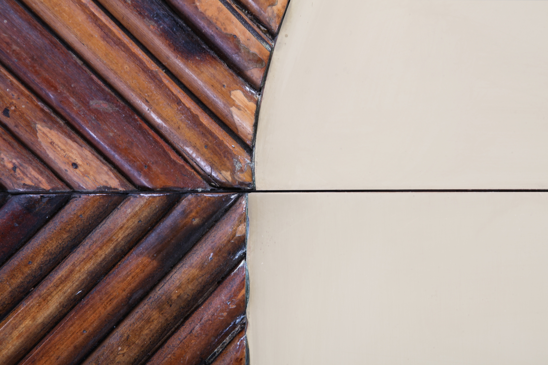 Bamboo 'Rising Sun' Dining Table by Ferdinando Loffredo - 1970s
