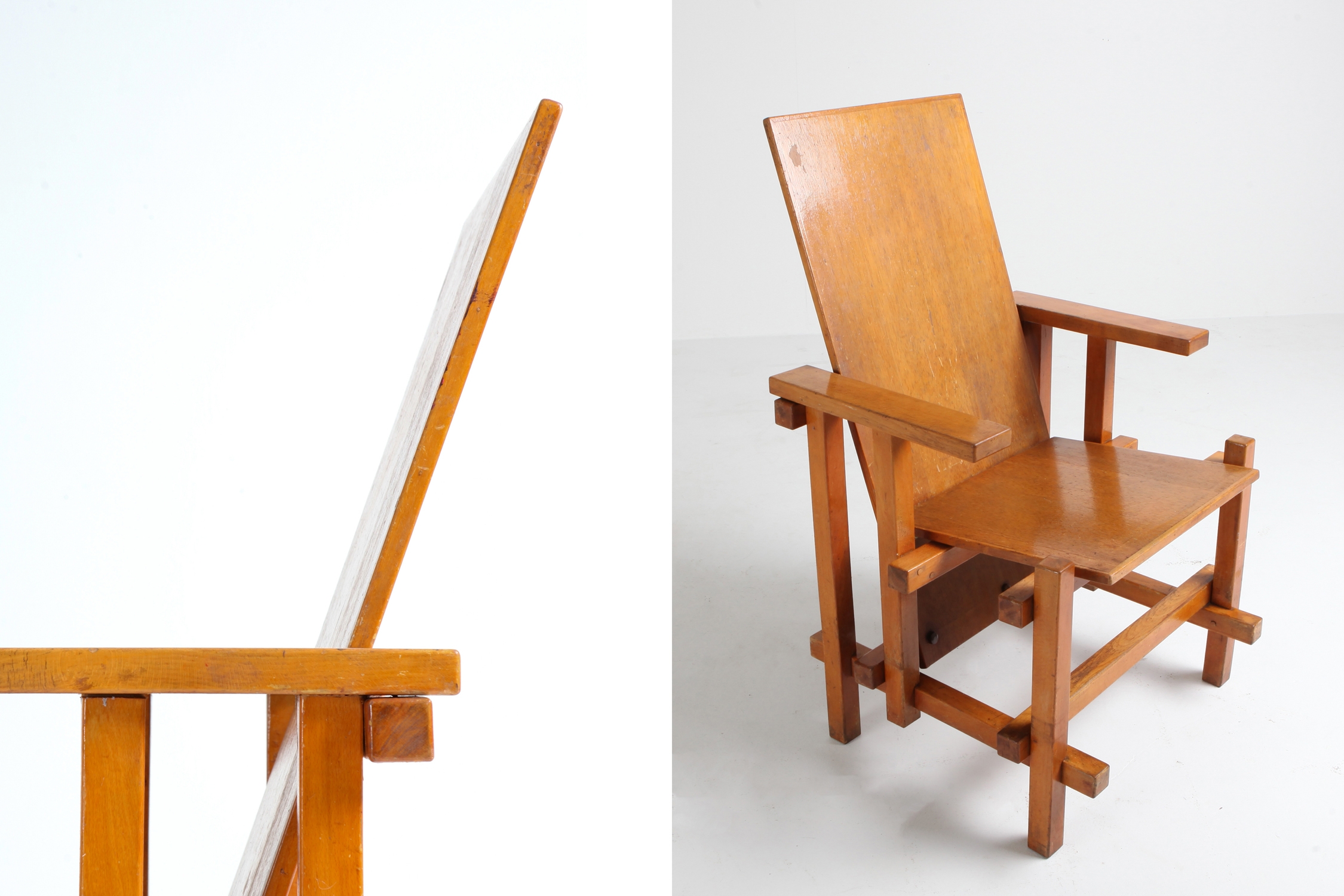 Modernist Armchairs Attributed to Gerrit Rietveld - 1920s