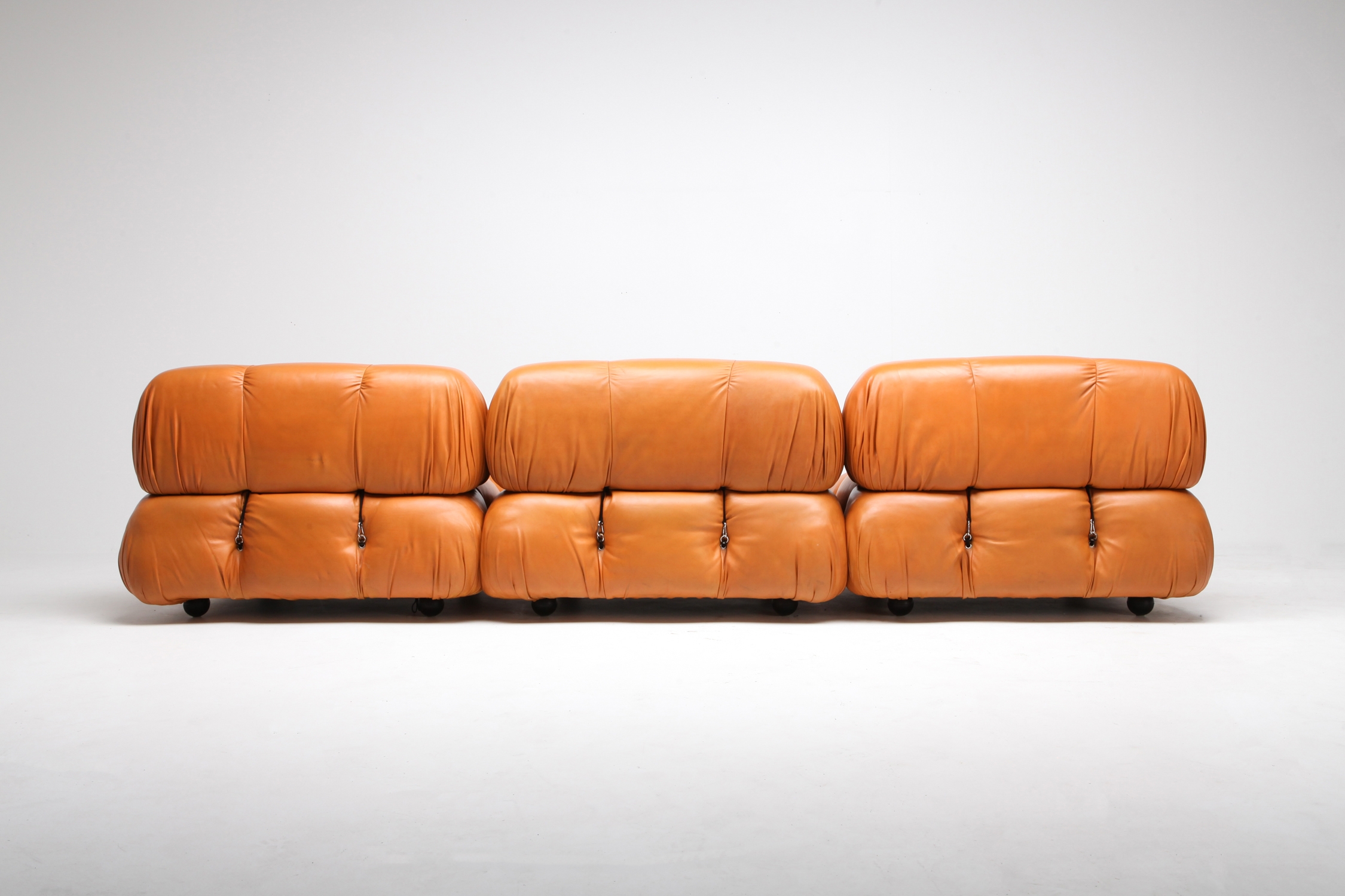 Camaleonda Sectional Sofa in Original Cognac Leather - 1970s