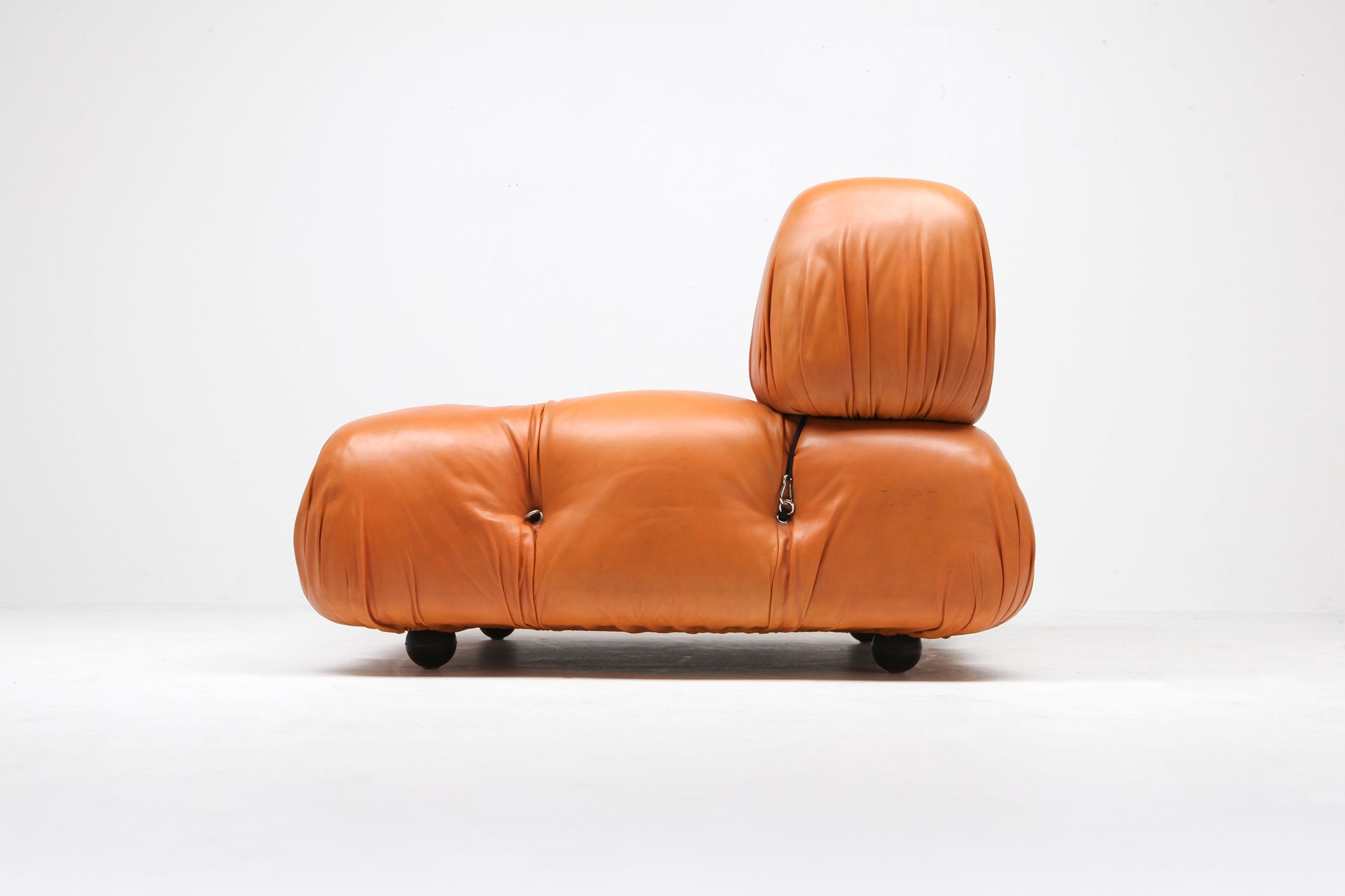 Camaleonda Sectional Sofa in Original Cognac Leather - 1970s