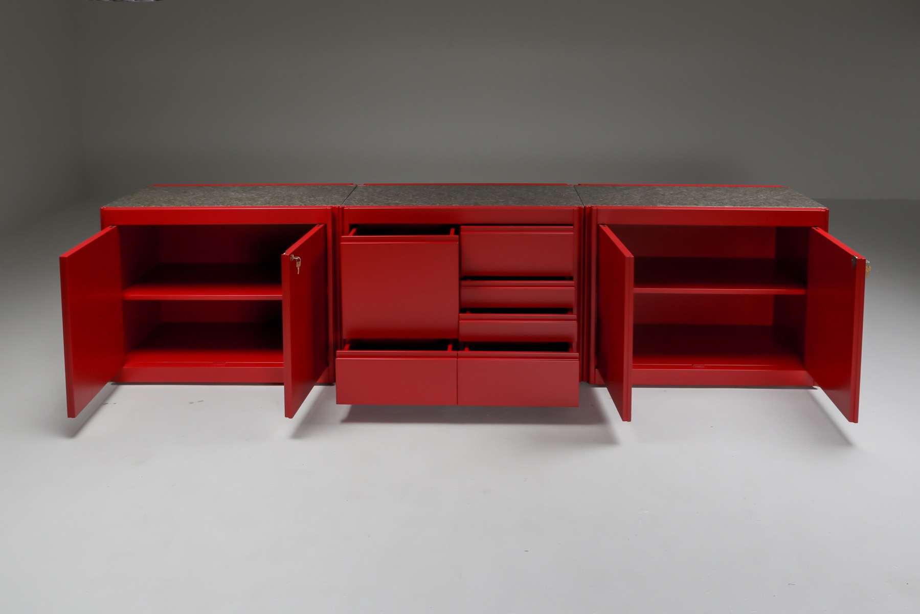 4D Sideboard by Angelo Mangiarotti for Molteni - 1970s