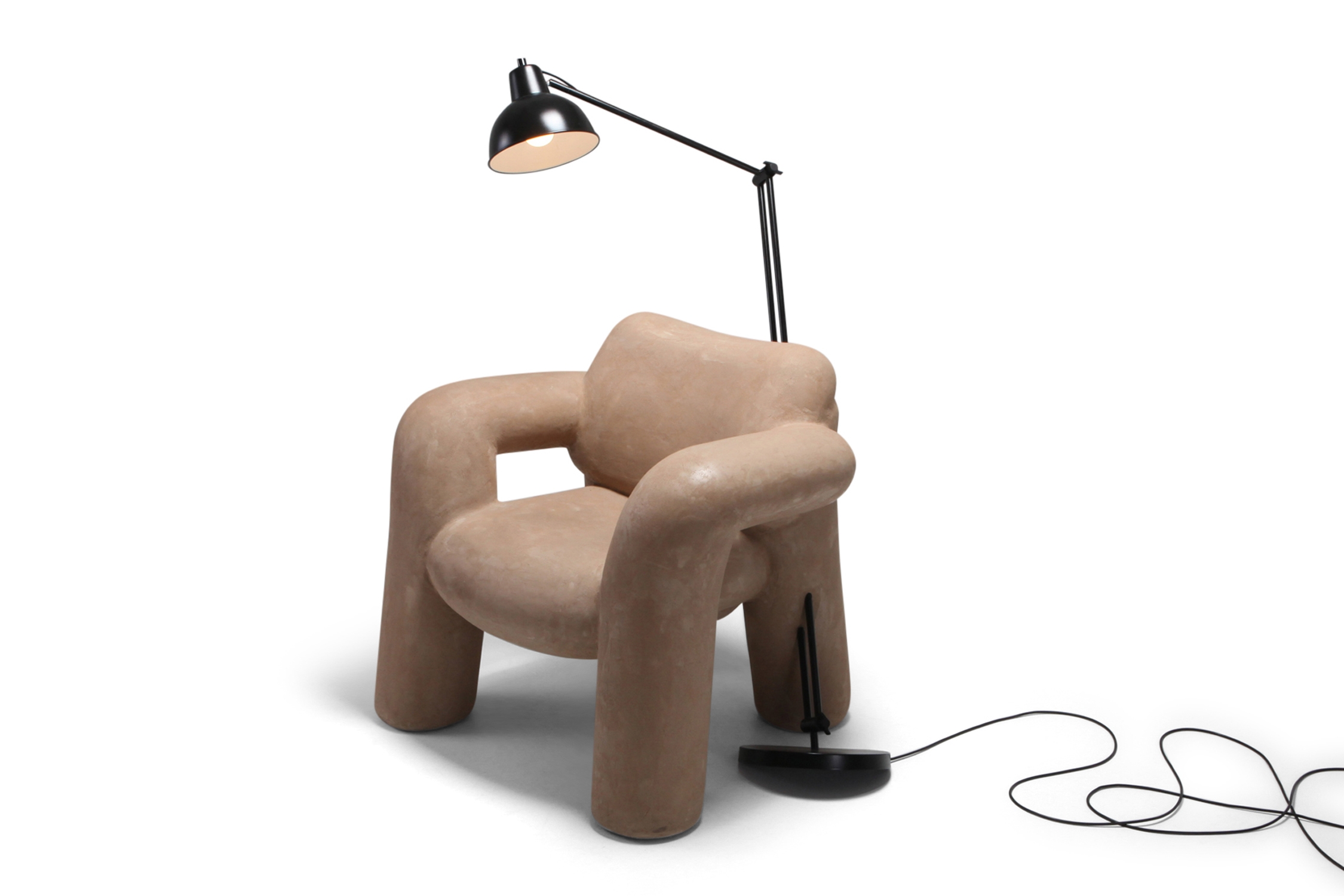 Blown-Up with Lamp in Vegan Leather Coating by Schimmel & Schweikle - 2018