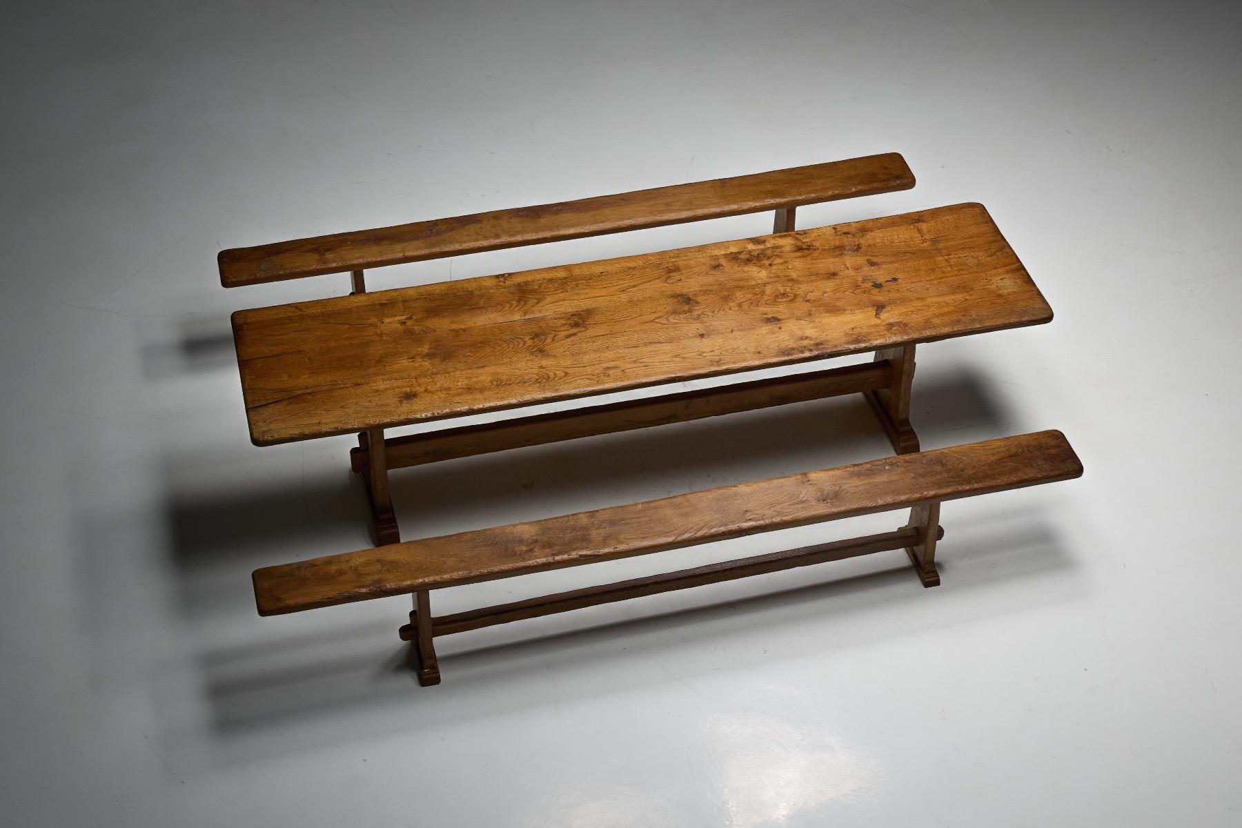 Alpine Rustic Dining Set - Mid 20th Century