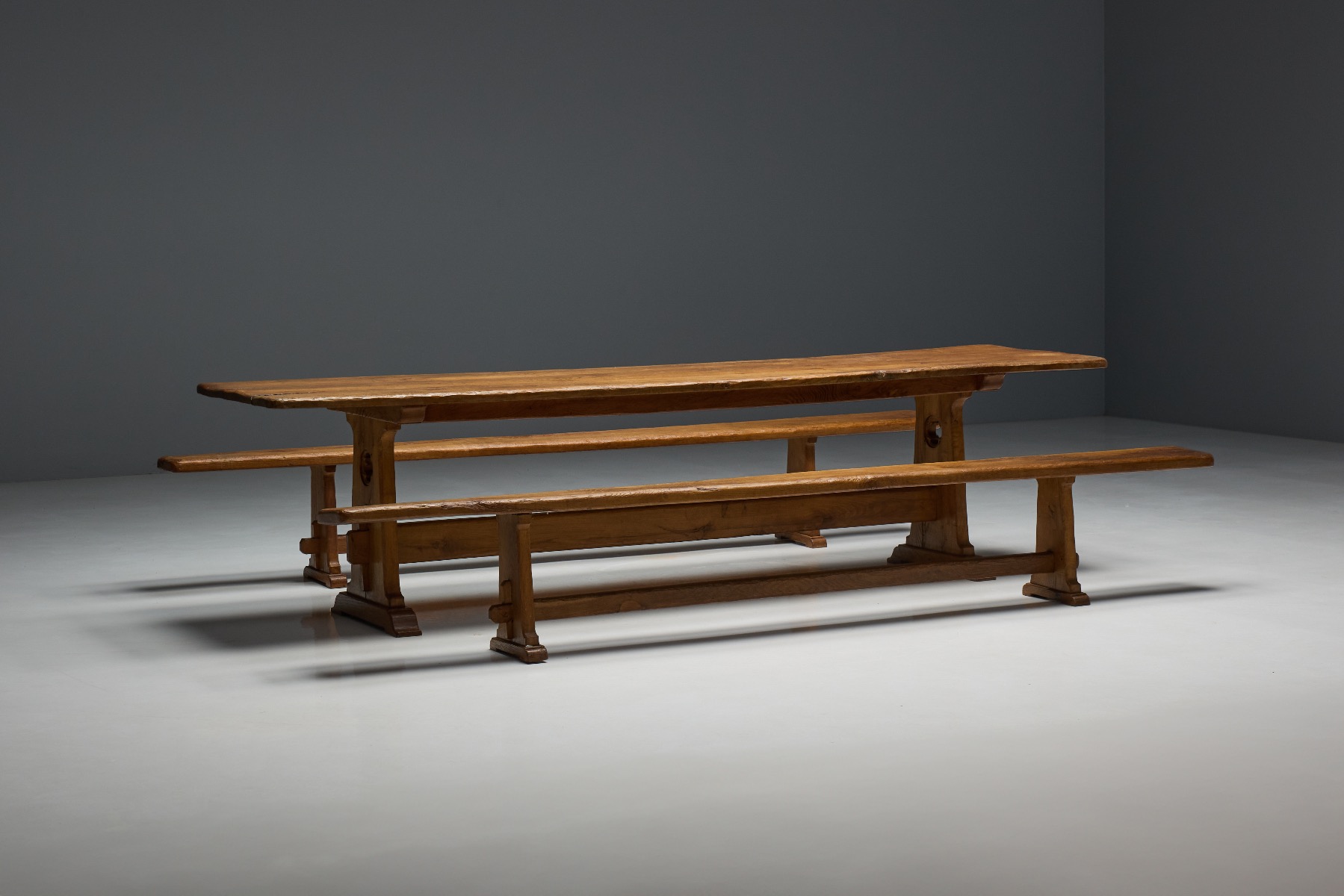Alpine Rustic Dining Set - Mid 20th Century