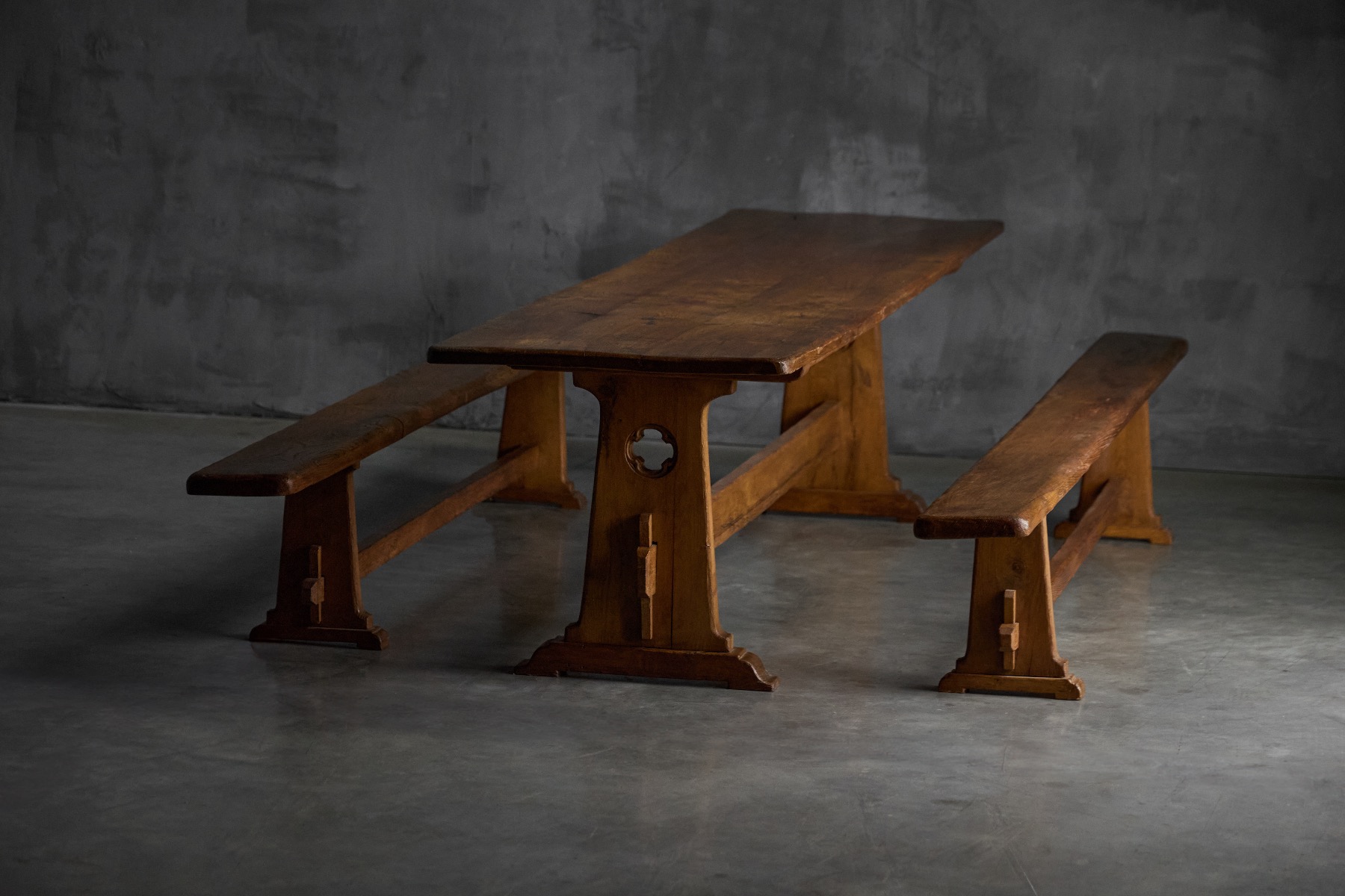 Alpine Rustic Dining Set - Mid 20th Century