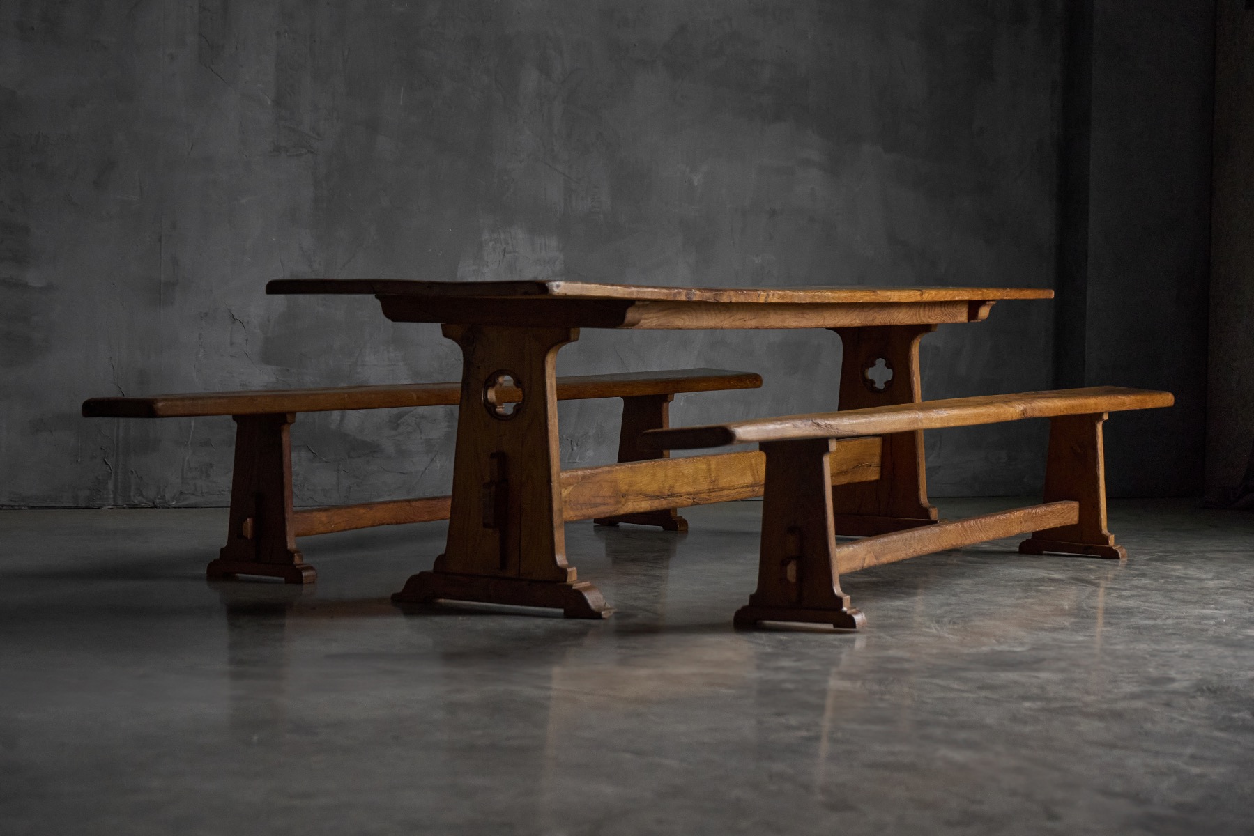 Alpine Rustic Dining Set - Mid 20th Century