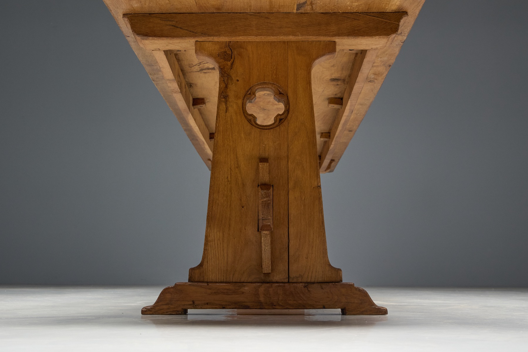 Alpine Rustic Dining Table - Mid-20th Century