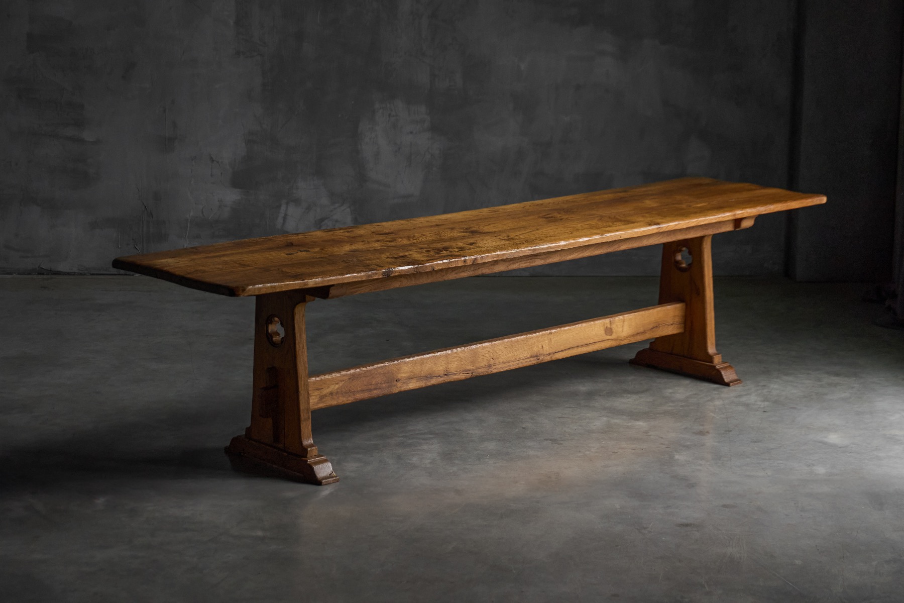 Alpine Rustic Dining Table - Mid-20th Century