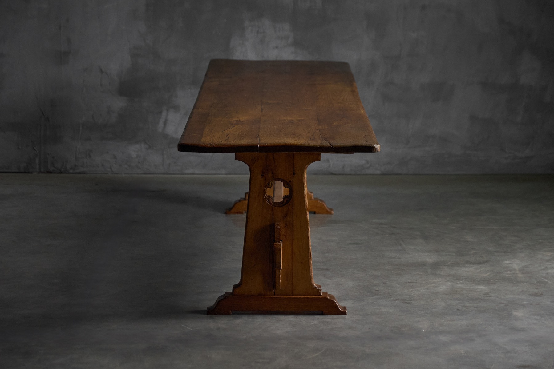 Alpine Rustic Dining Table - Mid-20th Century
