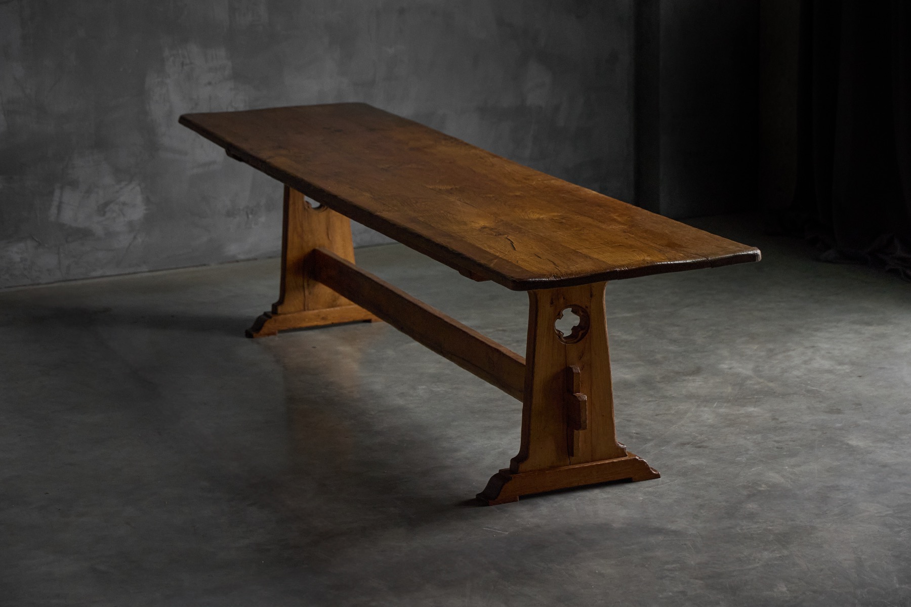 Alpine Rustic Dining Table - Mid-20th Century