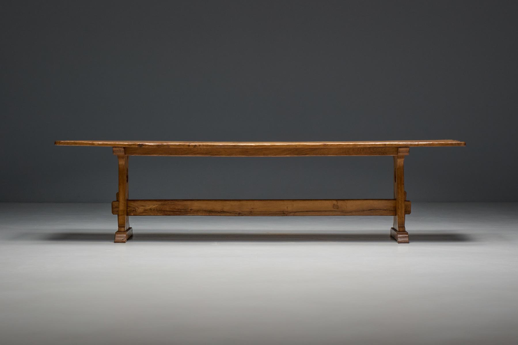 Alpine Rustic Dining Table - Mid-20th Century