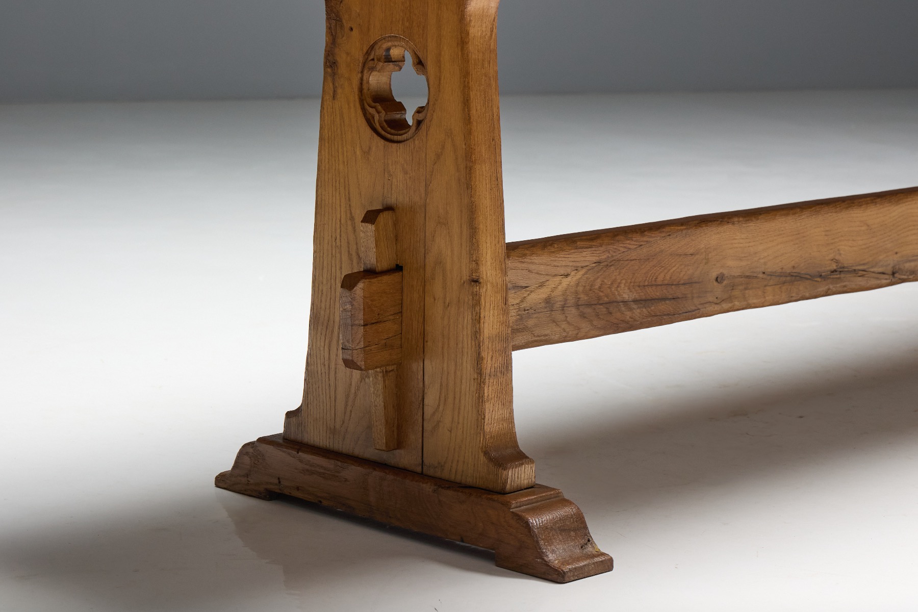 Alpine Rustic Dining Table - Mid-20th Century