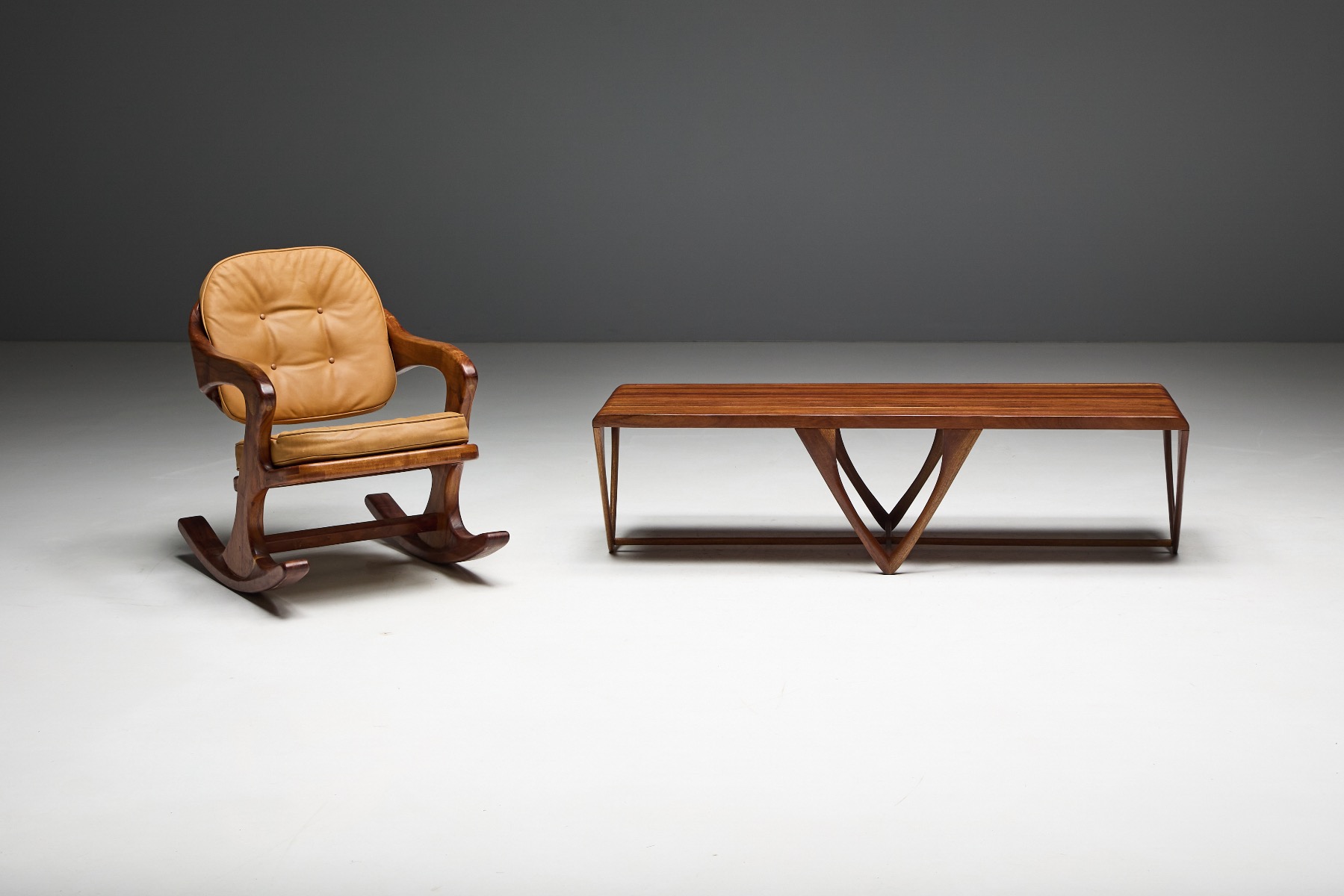 American Craft Studio Coffee Table - 1970s 