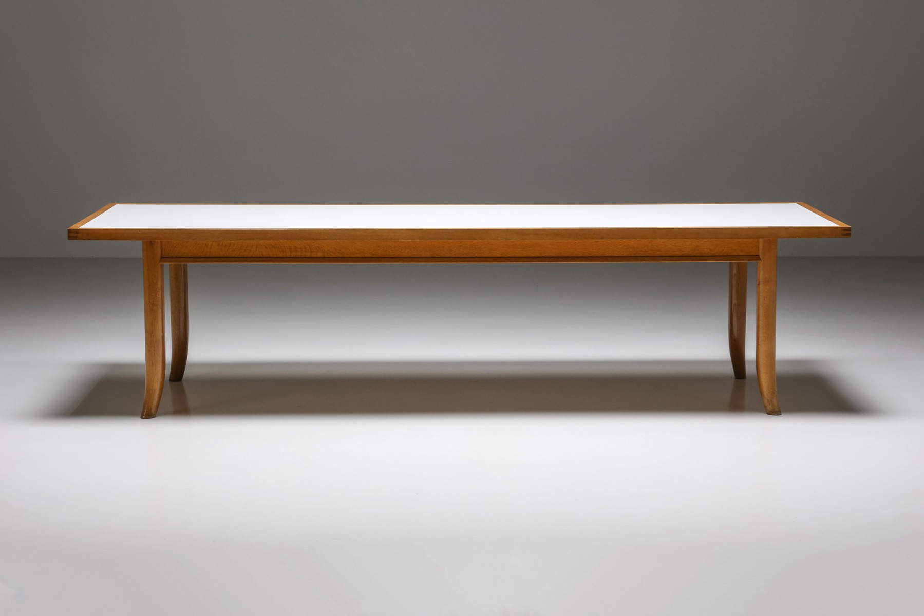 American Oak Dining Table  by Robsjohn-Gibbings  -1970's