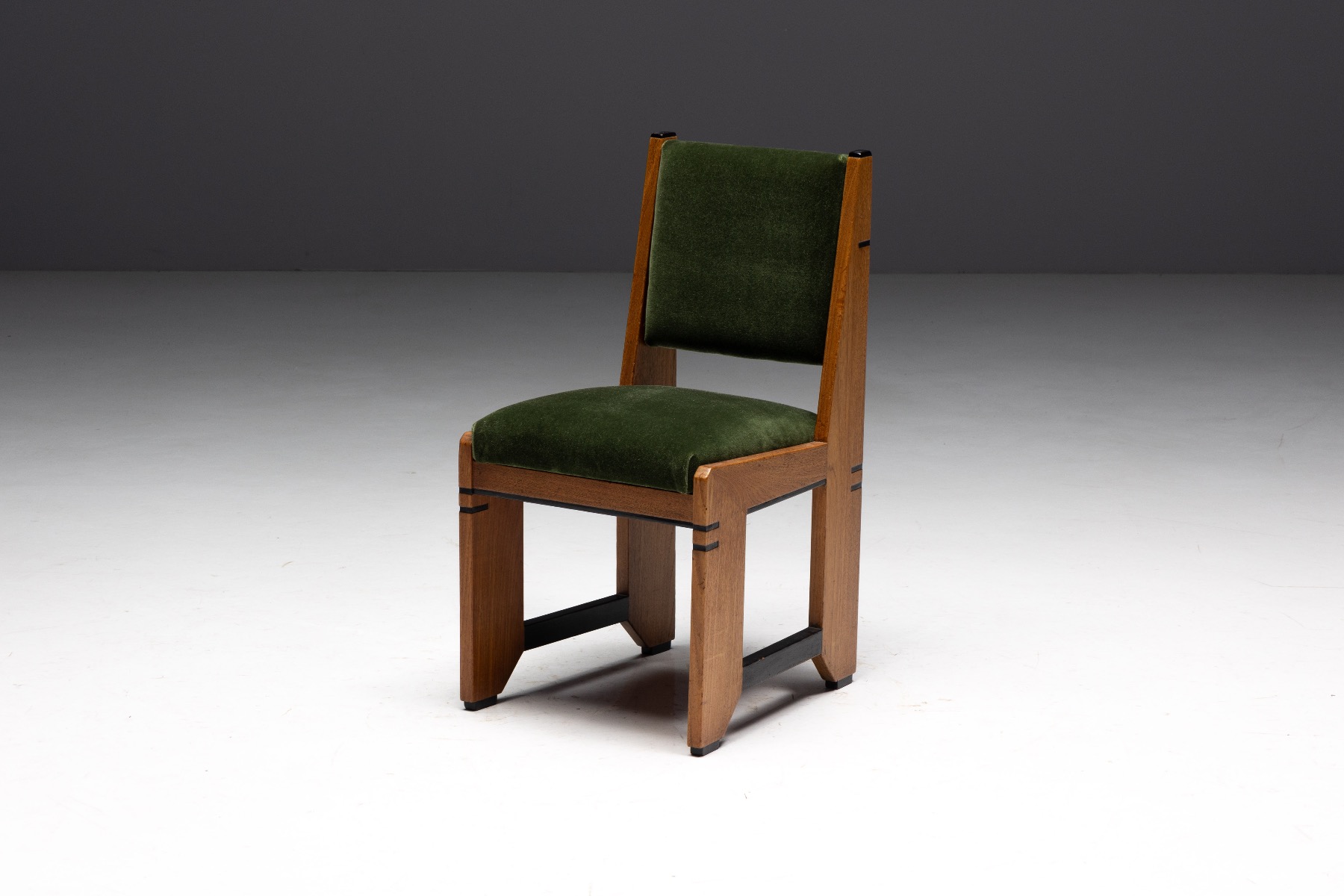 Amsterdam School Art Deco Dining Chairs - 1920s