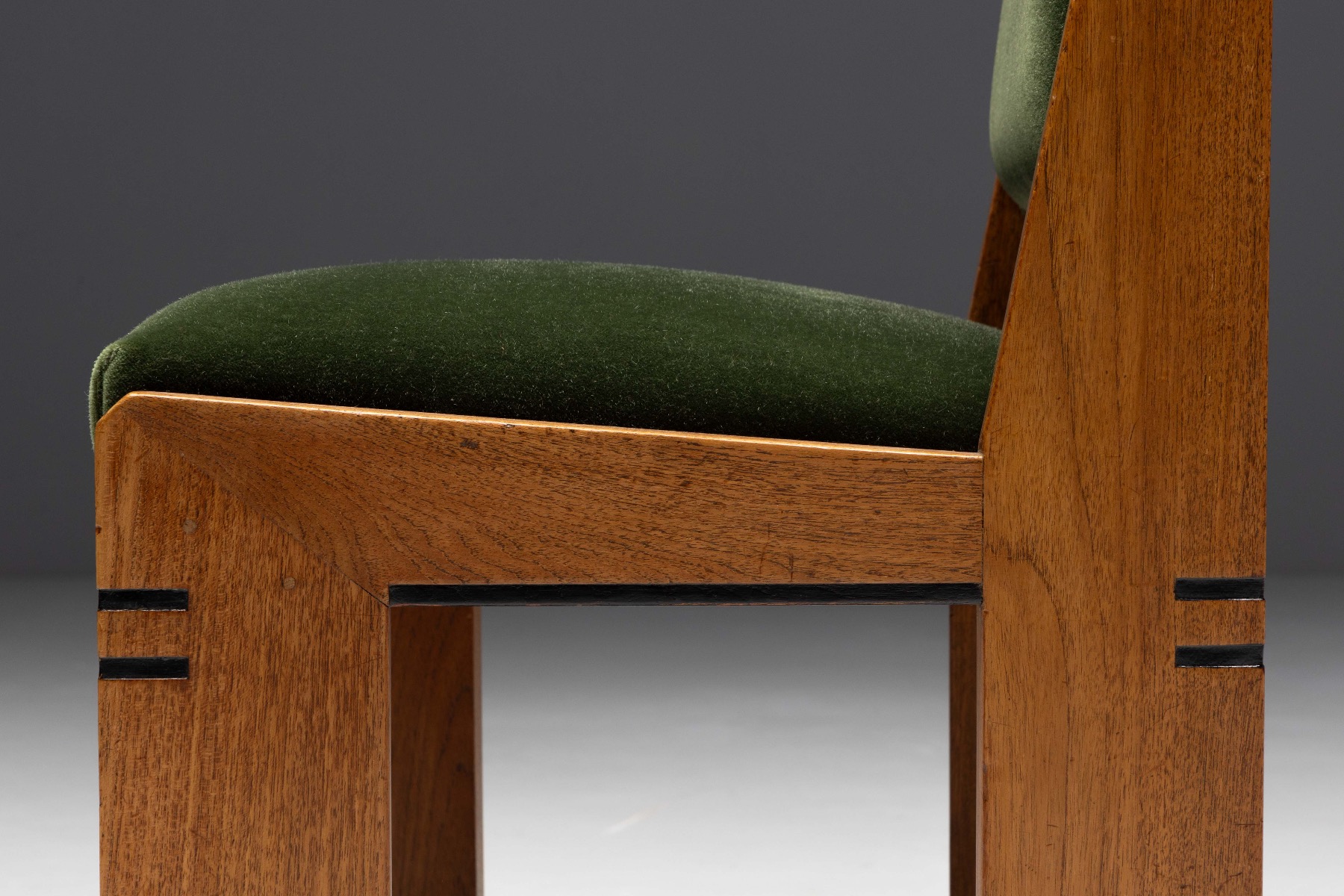 Amsterdam School Art Deco Dining Chairs - 1920s