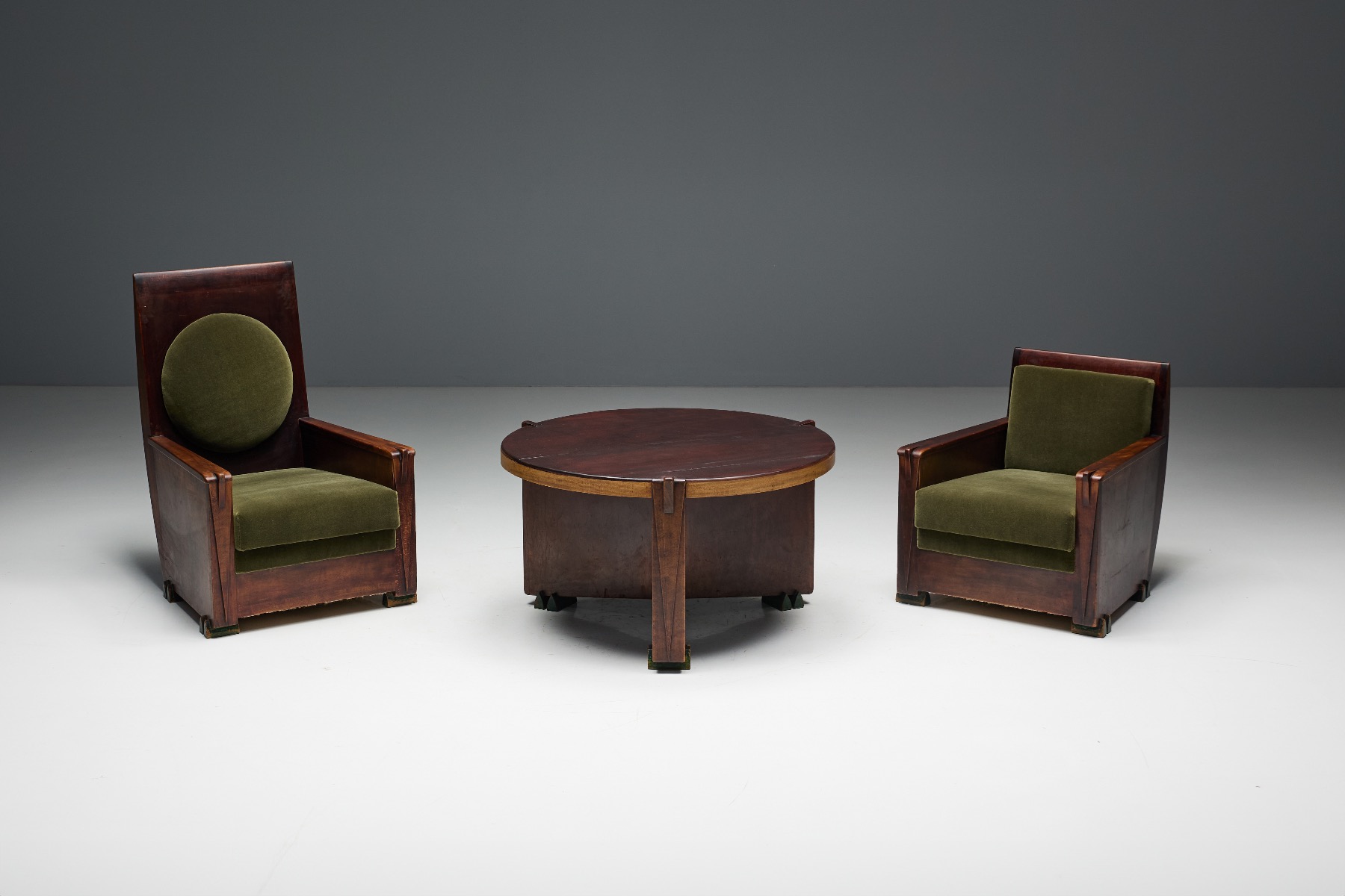 Amsterdam School Armchairs by Hildo Krop - 1920s