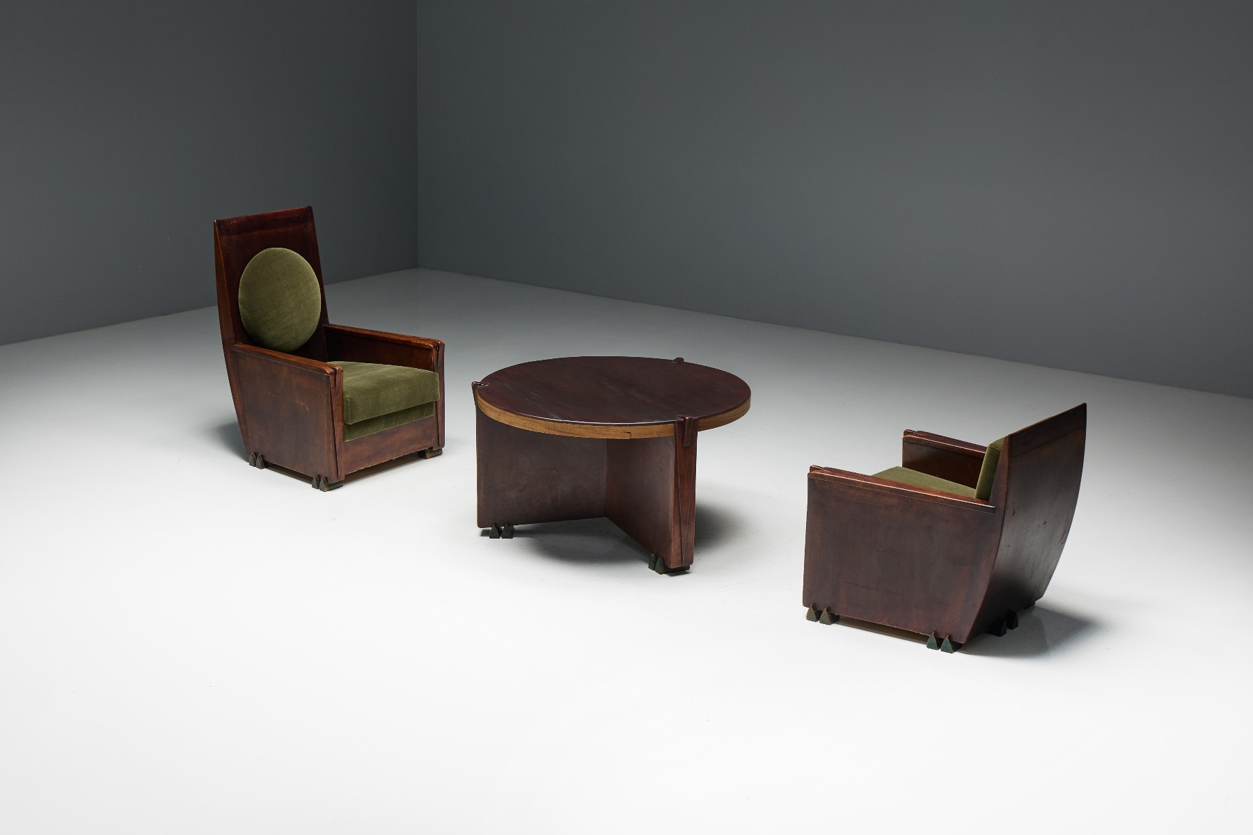Amsterdam School Armchairs by Hildo Krop - 1920s
