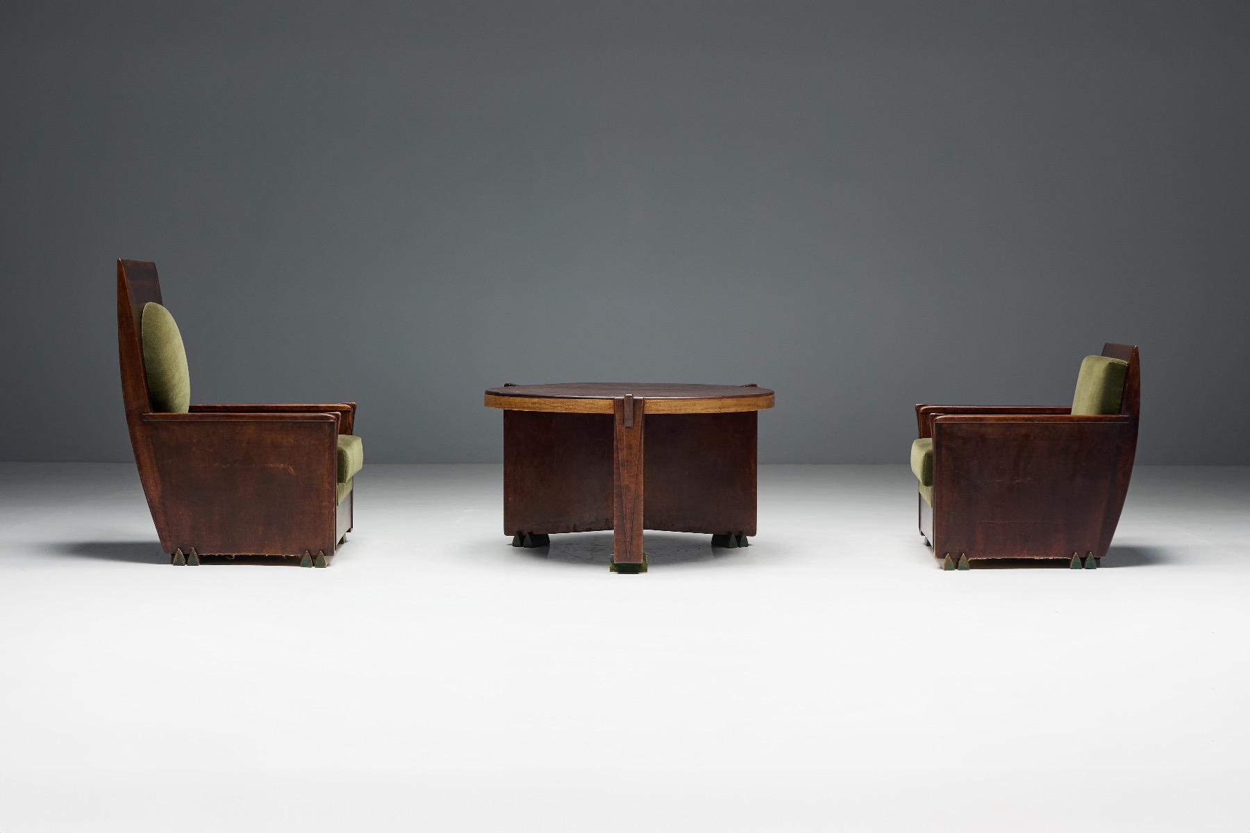 Amsterdam School Armchairs by Hildo Krop - 1920s