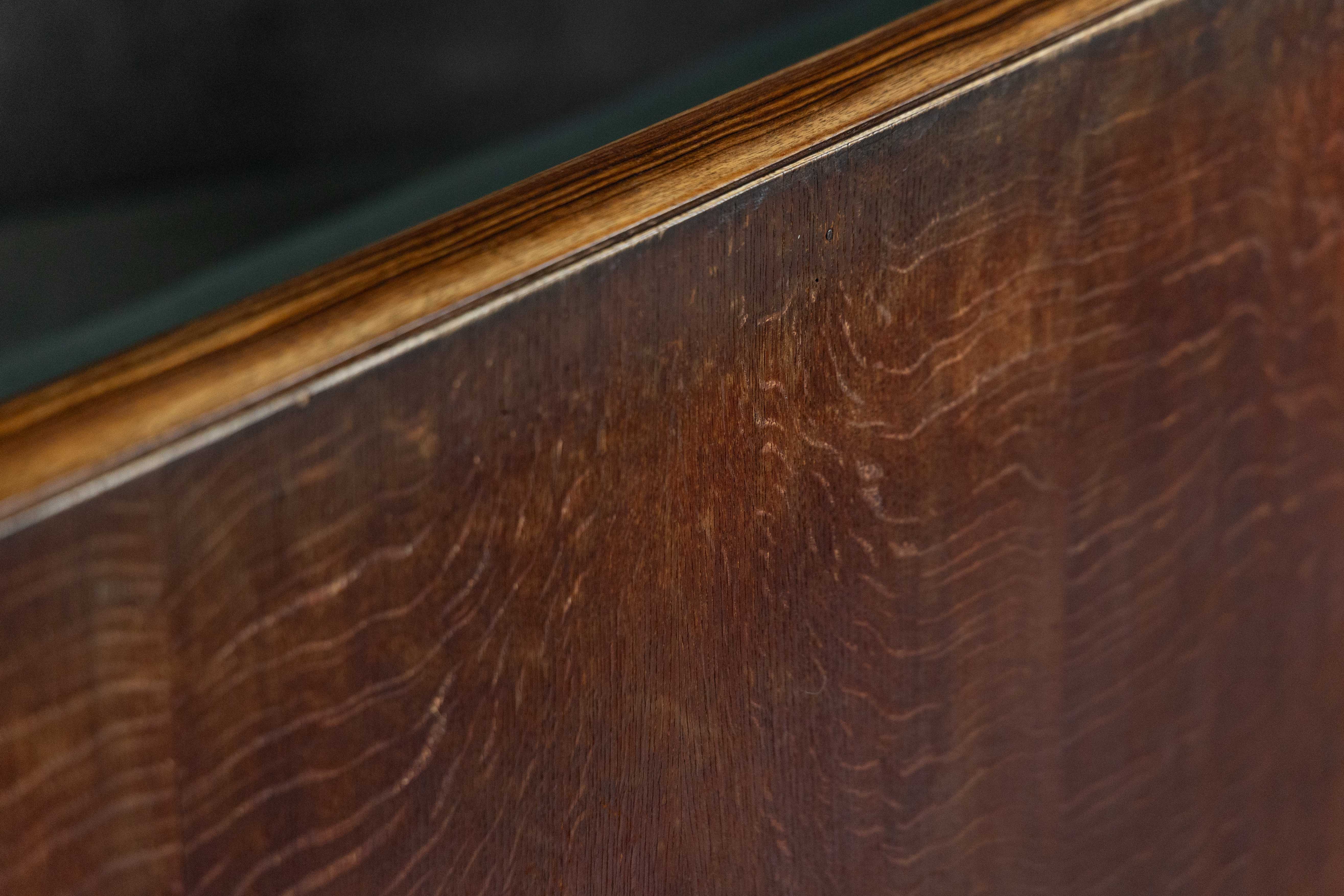Amsterdam School Wooden Sofa by Piet Kramer, Netherlands - 1920s 