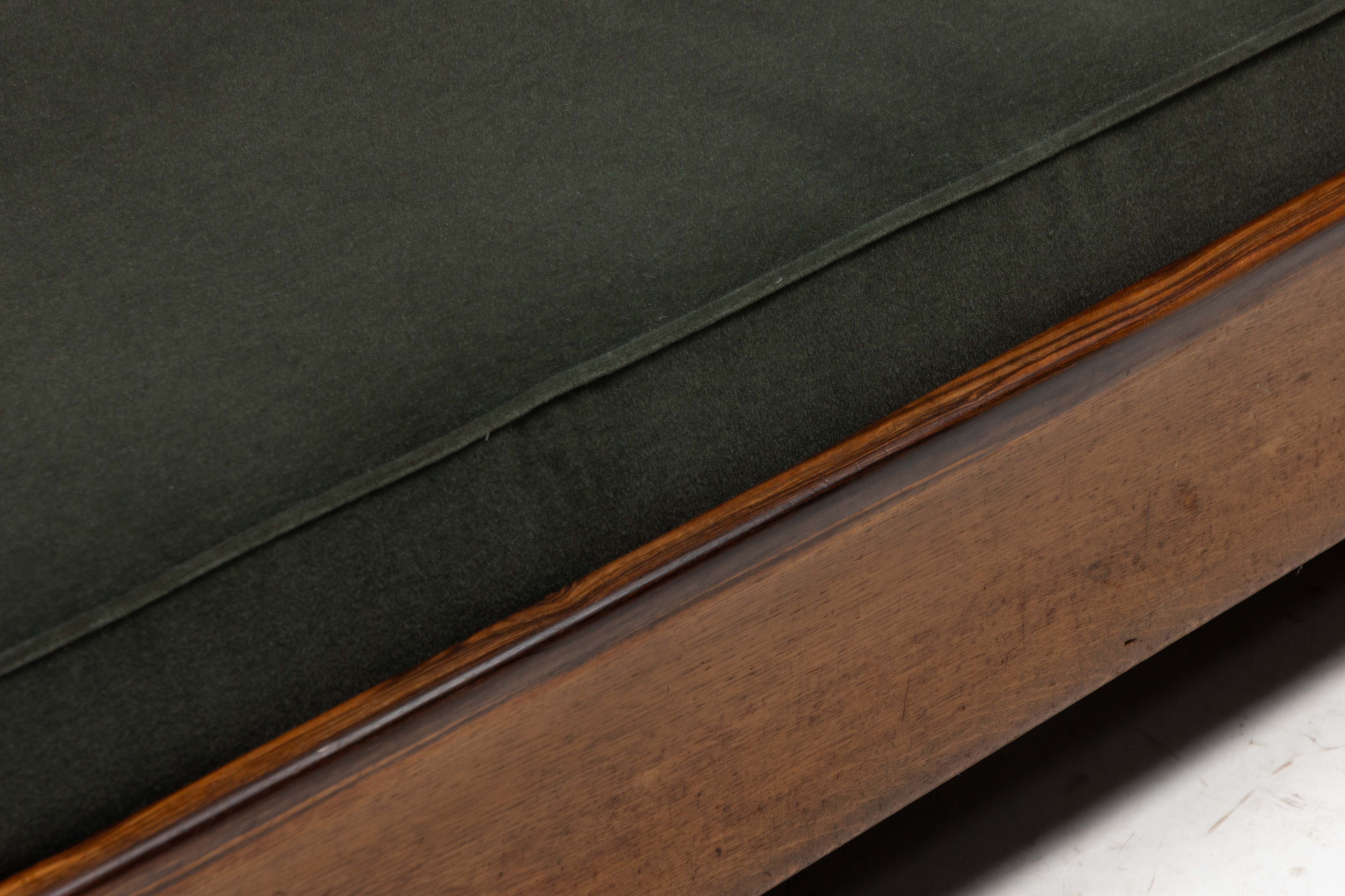 Amsterdam School Wooden Sofa by Piet Kramer, Netherlands - 1920s 