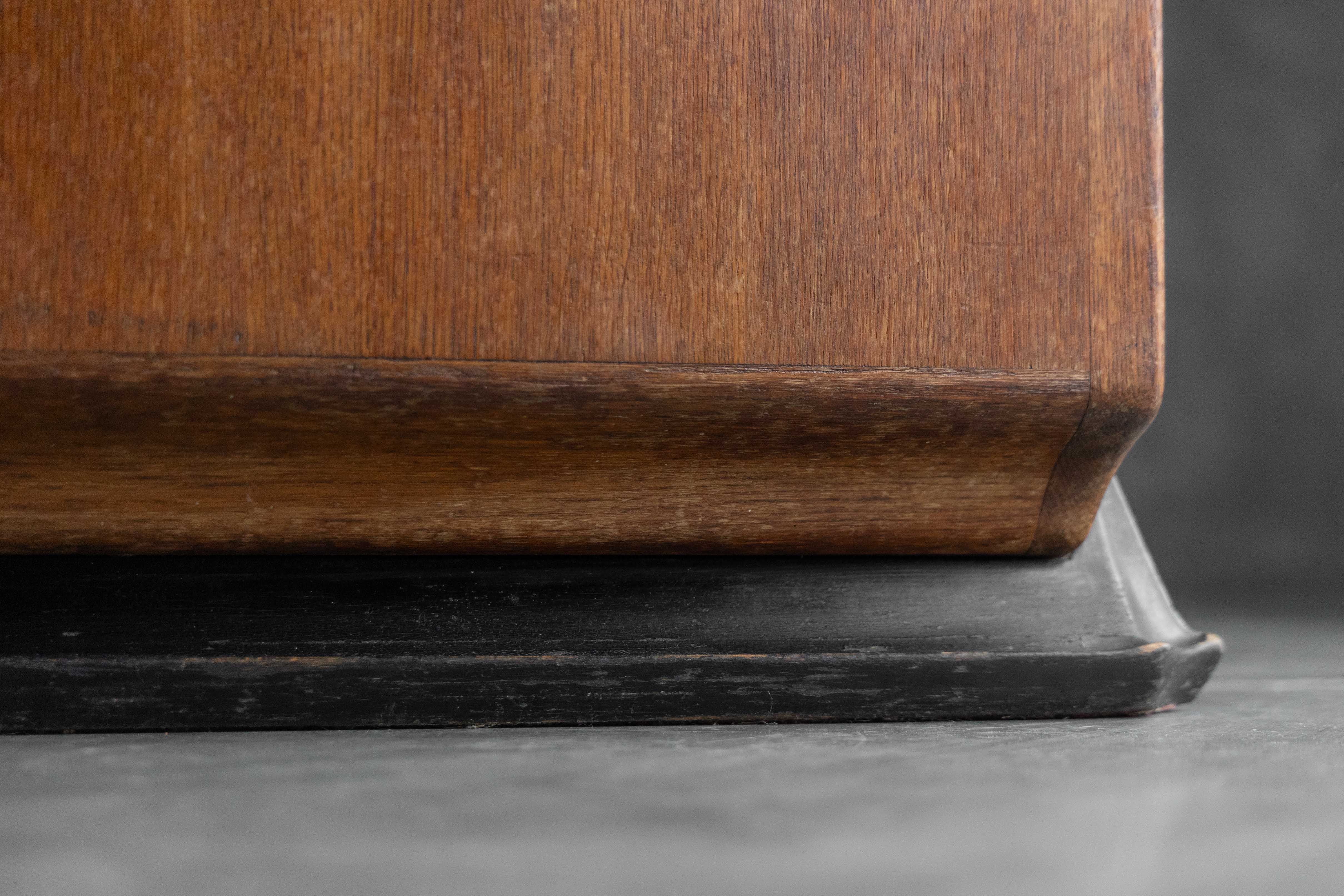 Amsterdam School Wooden Sofa by Piet Kramer, Netherlands - 1920s 
