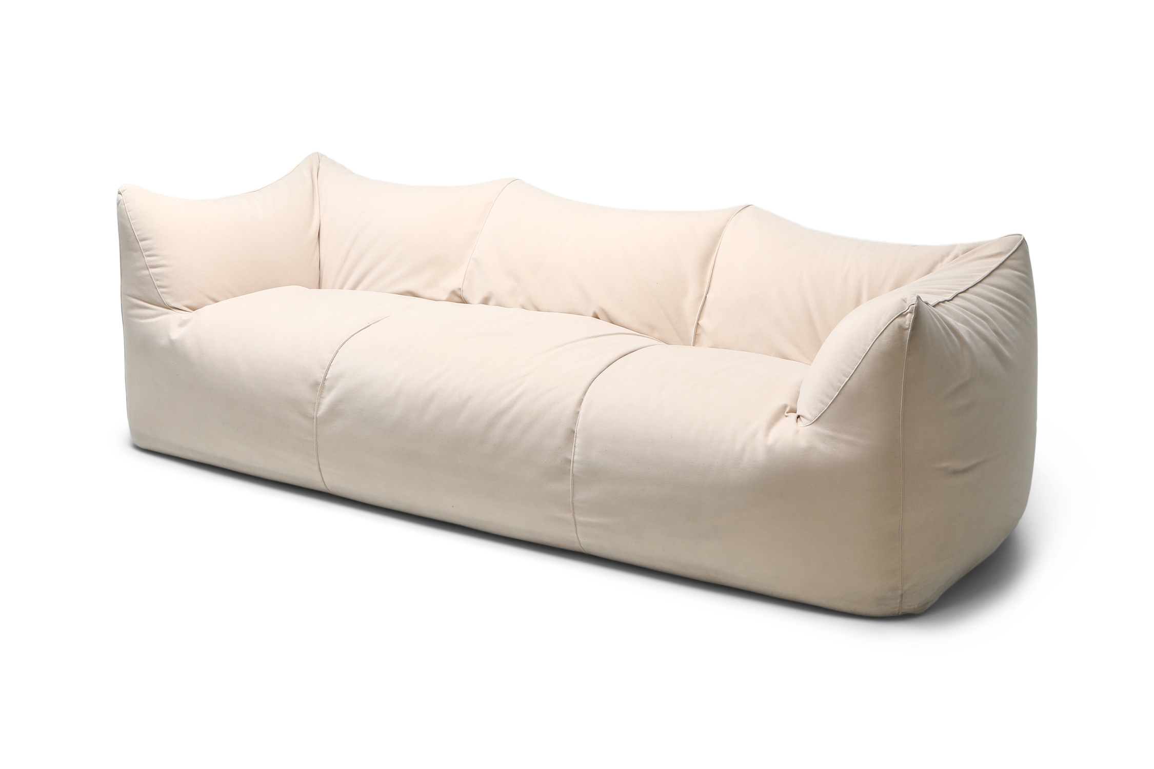 Mario Bellini 'Le Bambole' Three-Seat Couch in Alcantara - 1970s