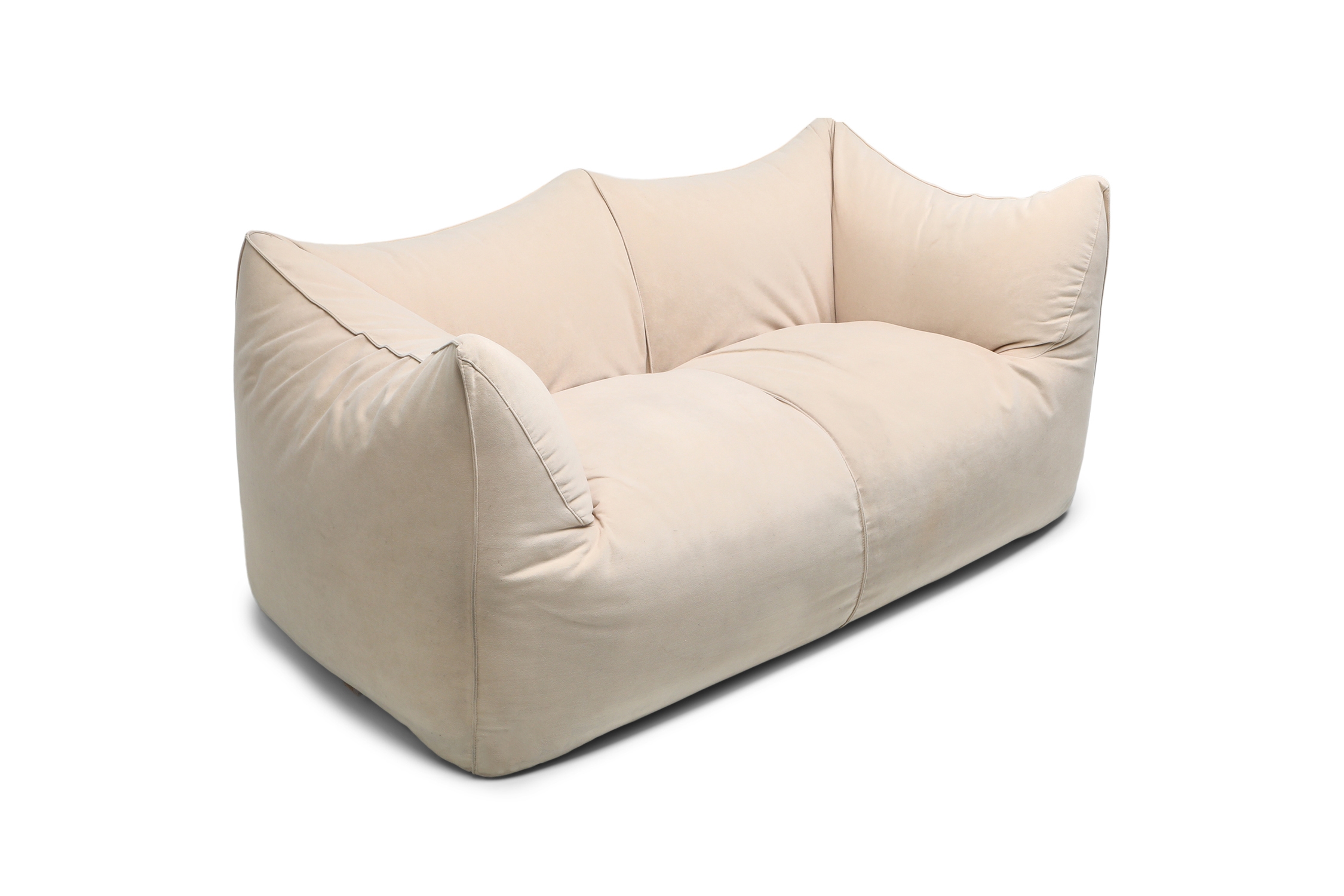 Mario Bellini 'Le Bambole' Two-Seat Couch in Alcantara - 1970s