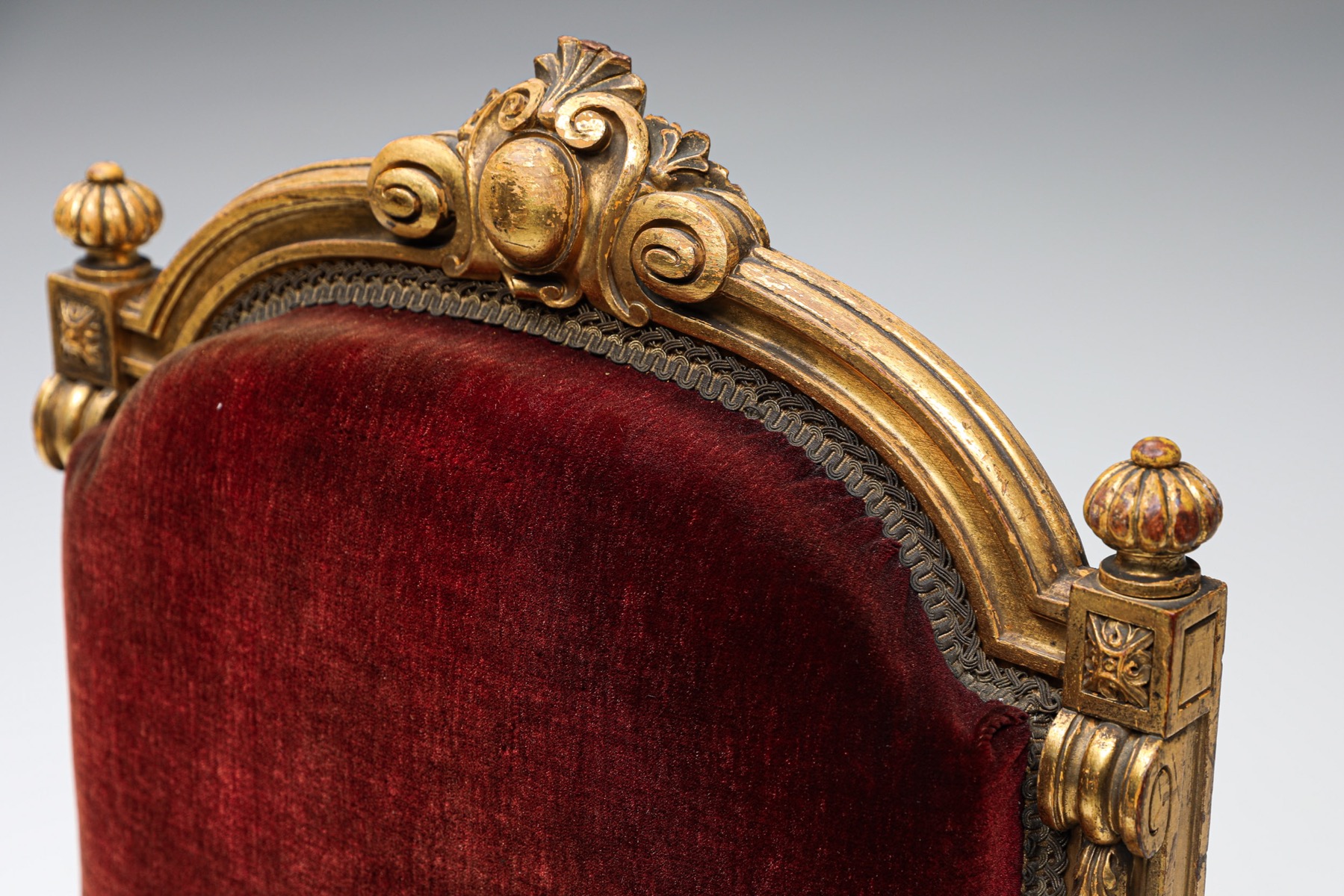 Thrones in Giltwood and Velvet - 1880s