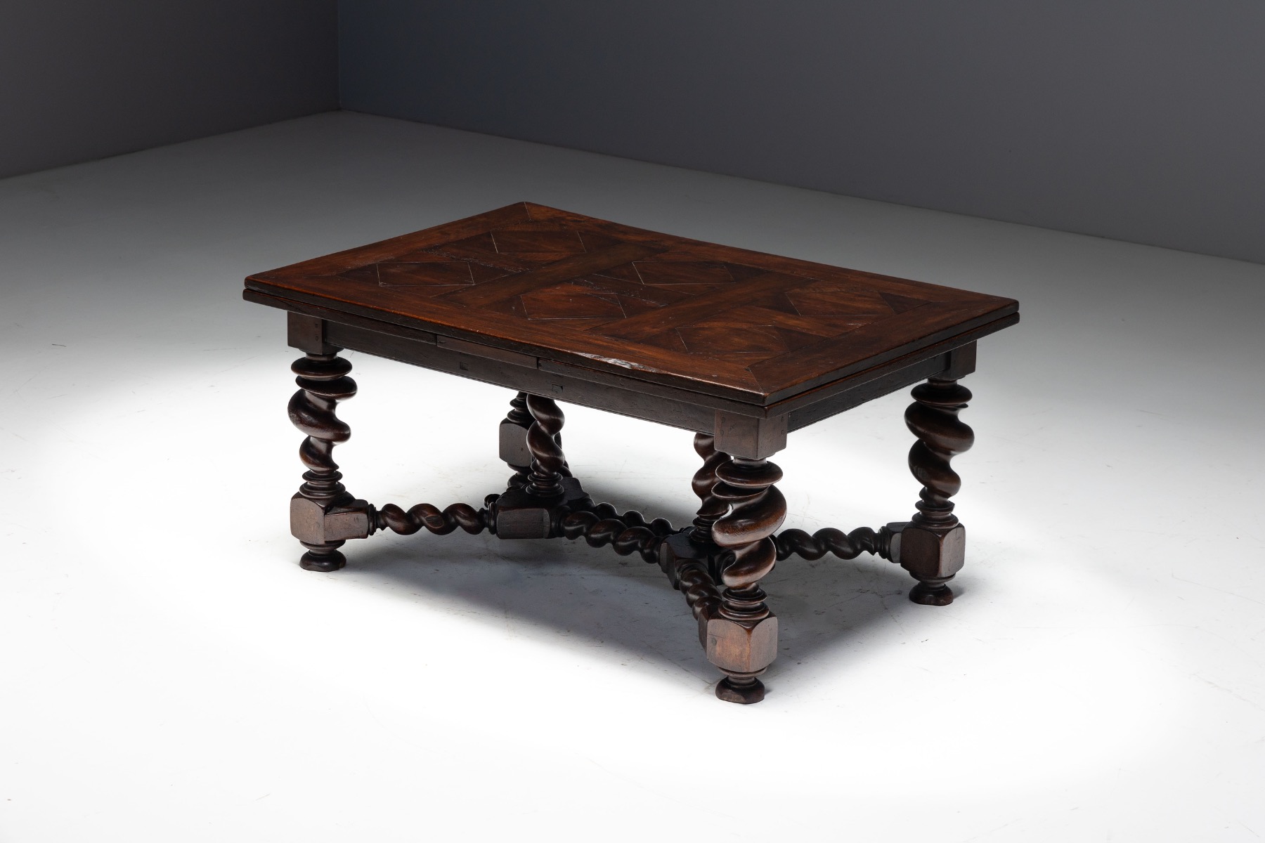 Antique Extendable Dining Table, France - 1900s