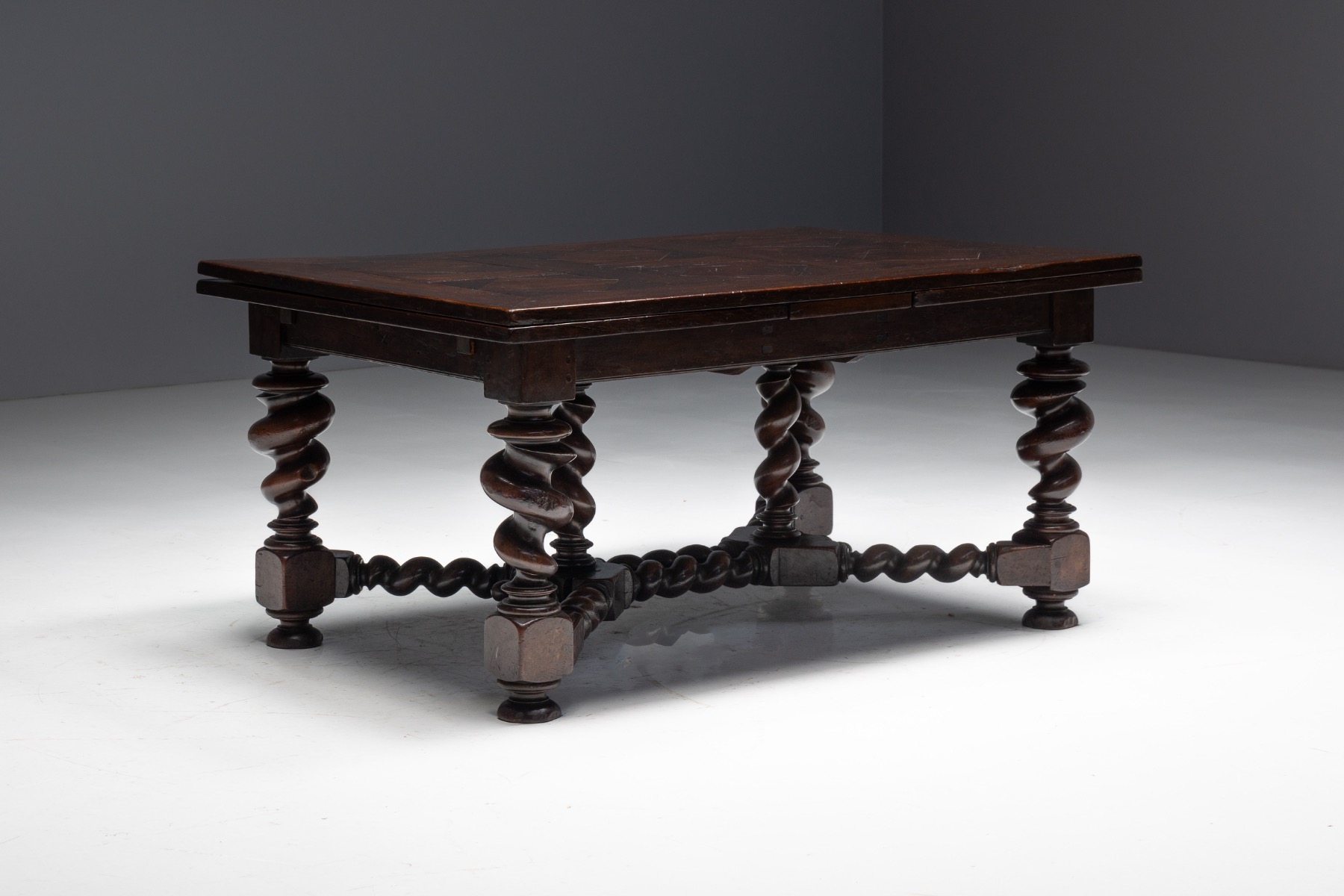 Antique Extendable Dining Table, France - 1900s
