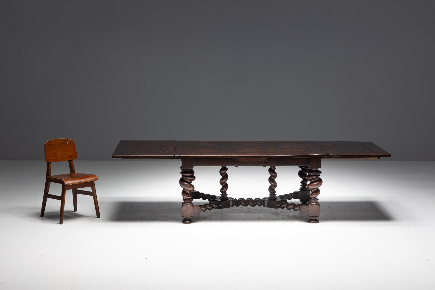 Antique Extendable Dining Table, France - 1900s