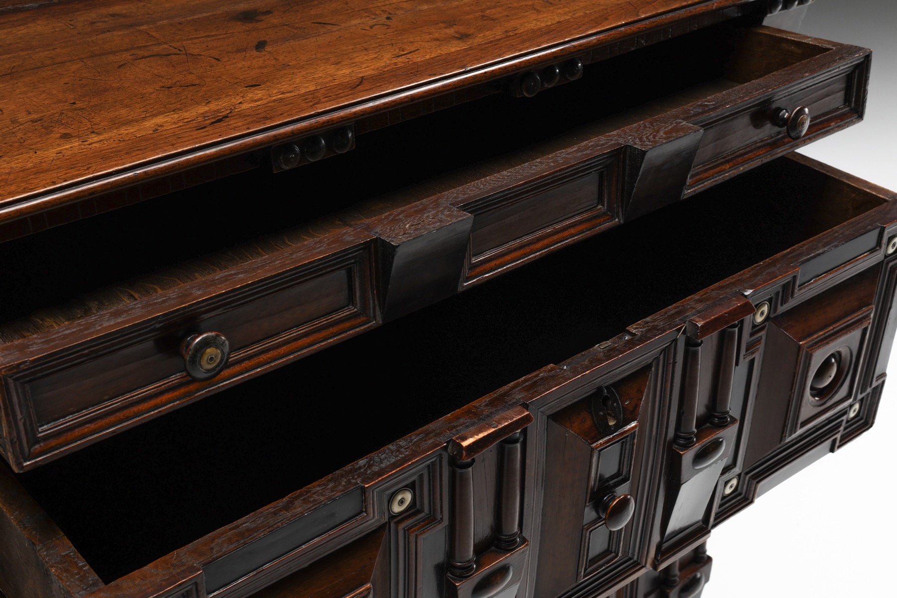 Dutch Antique Highboard - 17th Century