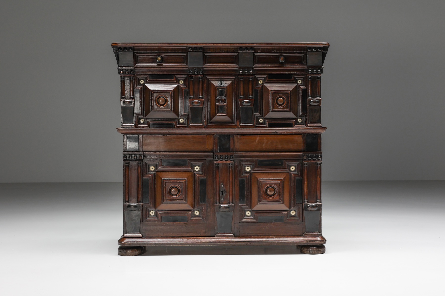 Dutch Antique Highboard - 17th Century