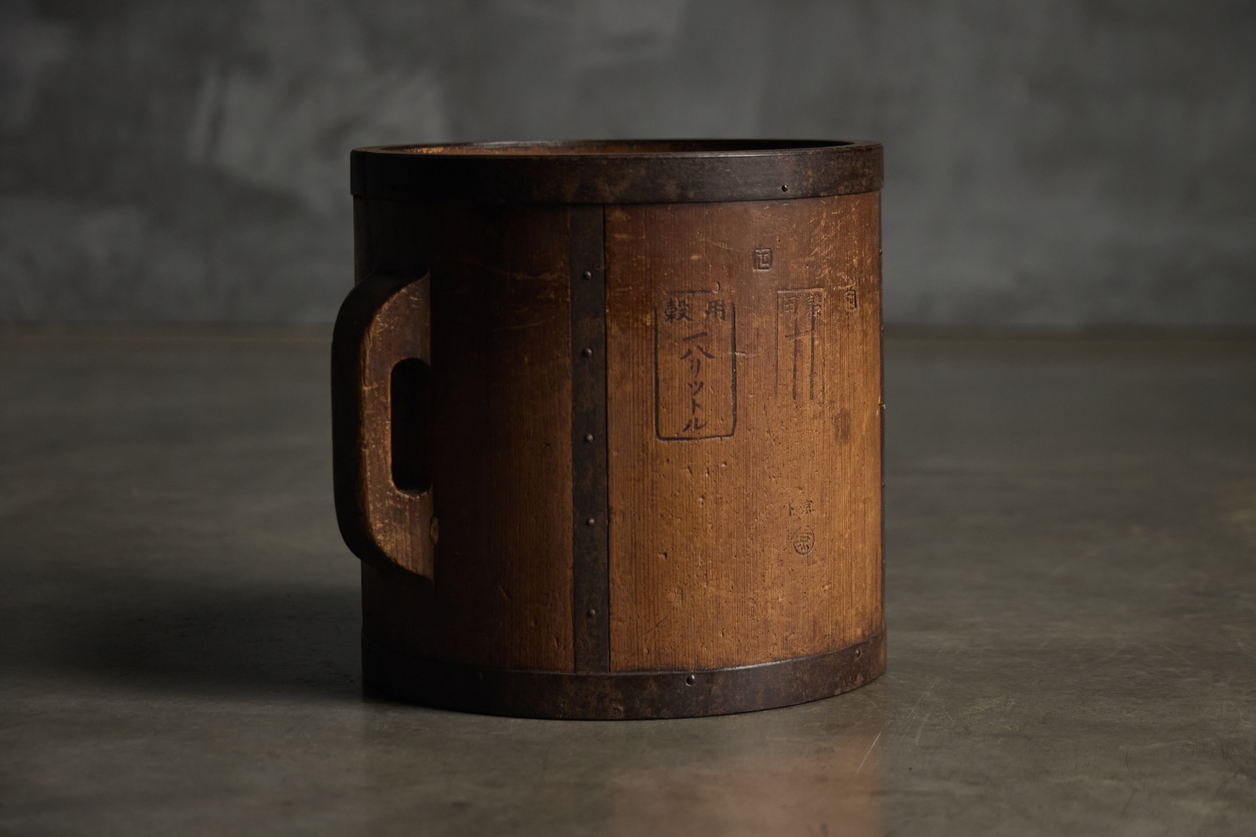 Antique Ittomasu Rice Measure Containers, Japan - Early 20th Century