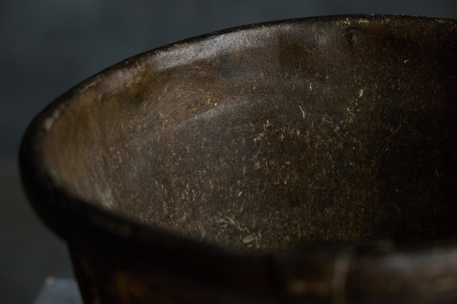Antique Rugged Vellum Bucket - Early 19th Century