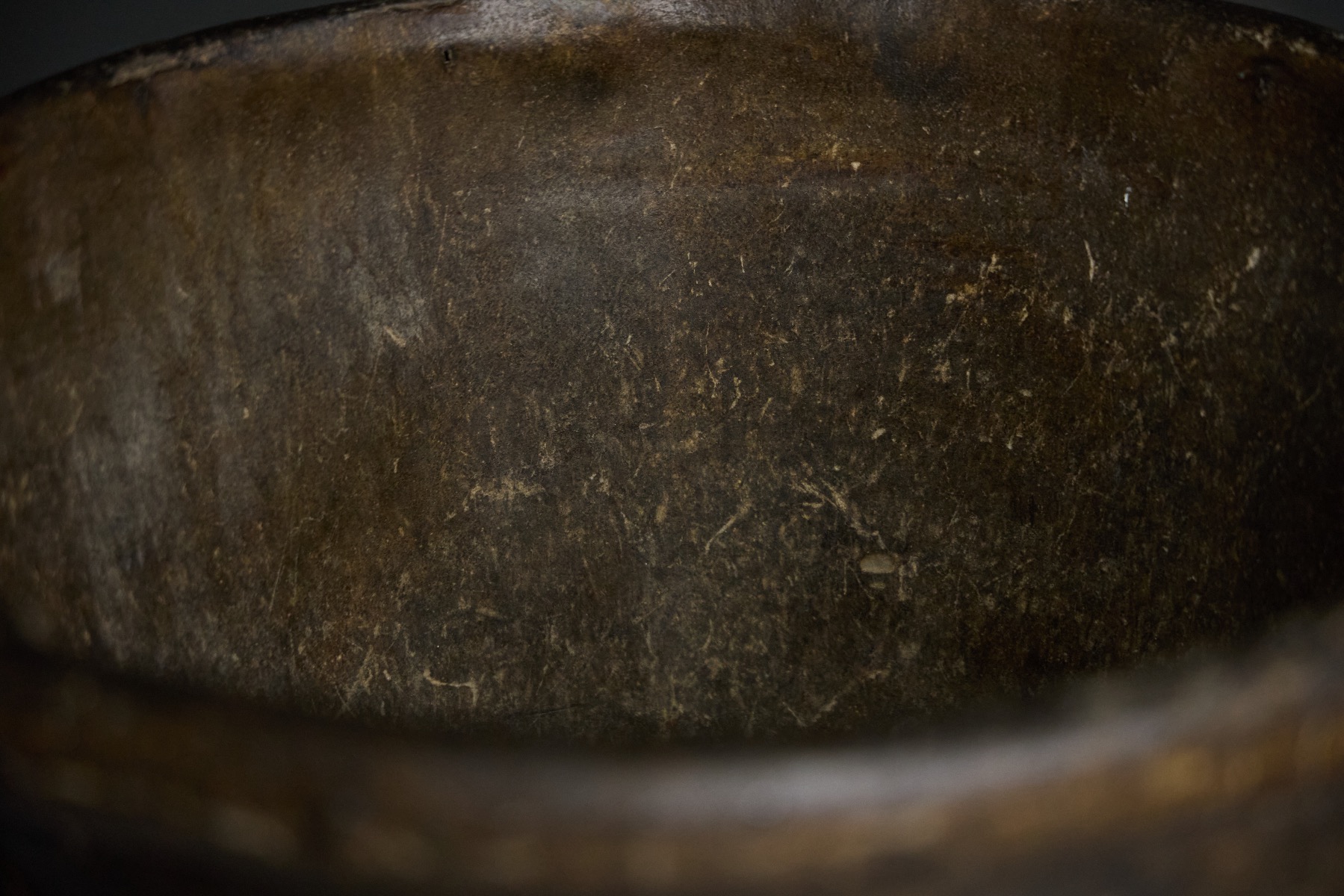 Antique Rugged Vellum Bucket - Early 19th Century